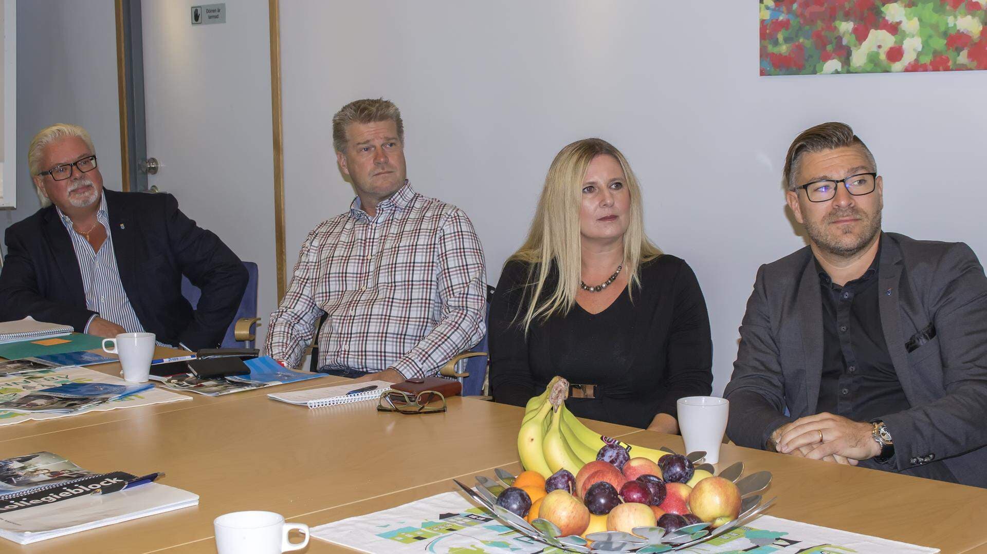 Torbjörn Lind, Anders Karlsson, Angelica Coleman, och Mikael Espenkrona.