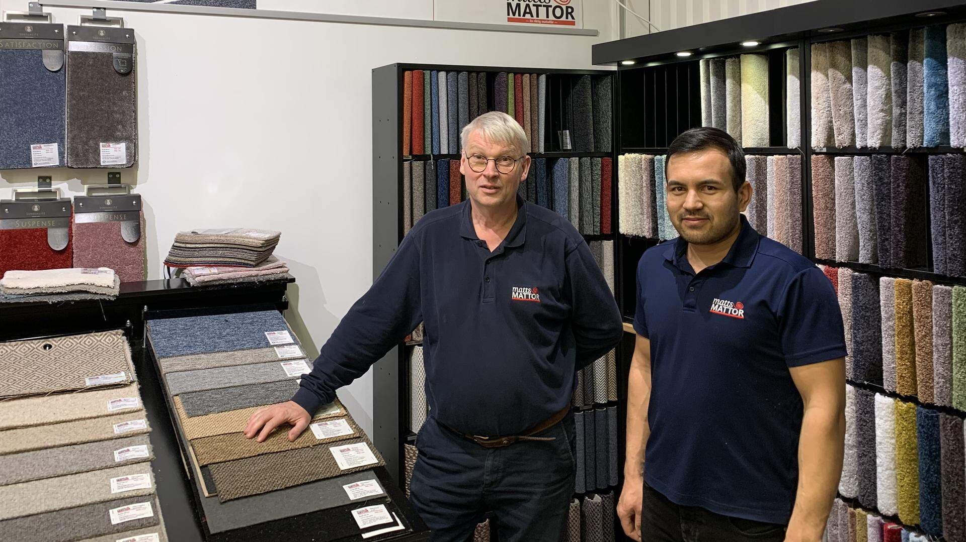 Matts Dahlberg och Ezat Rahimi