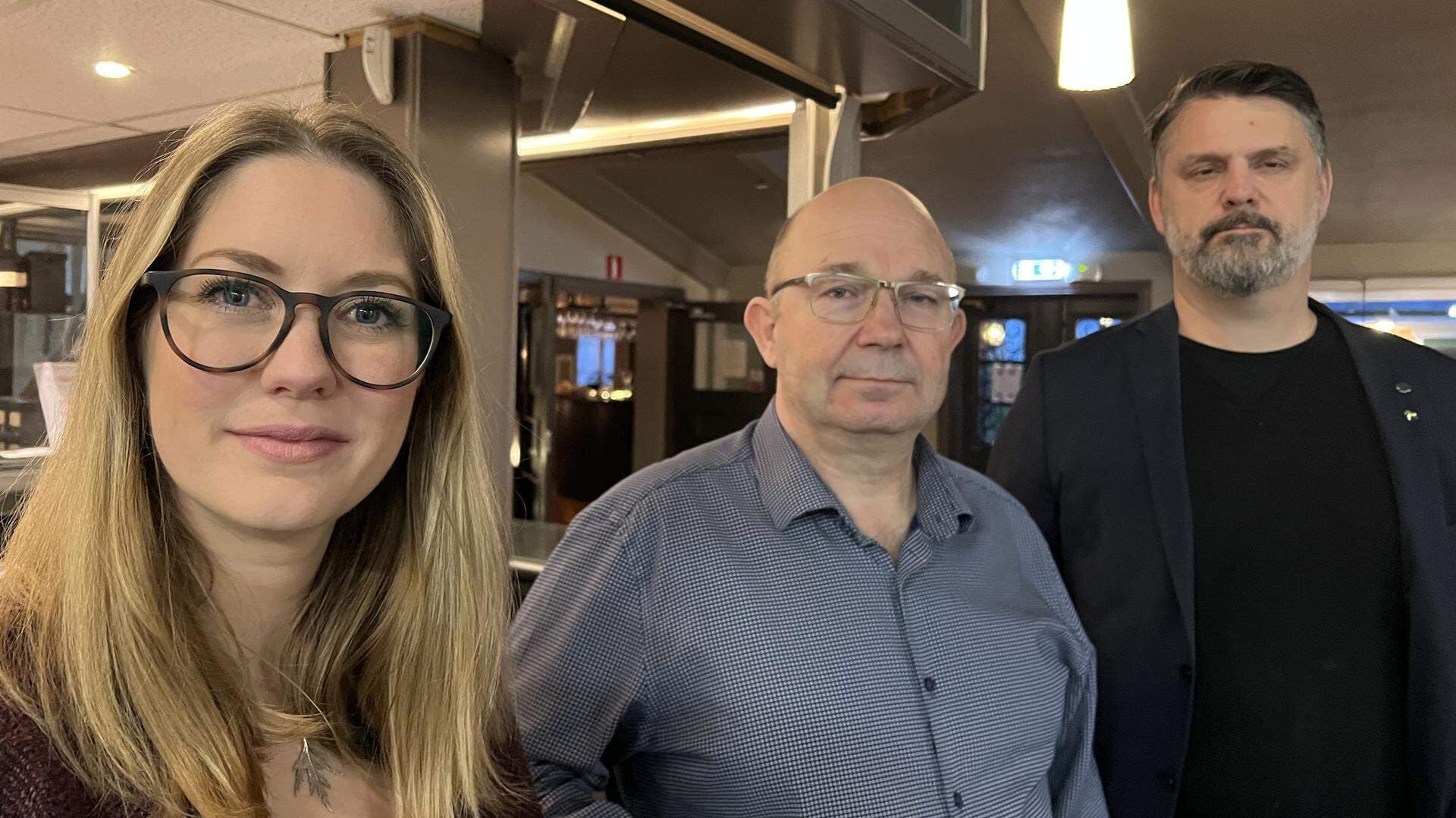 Josefin Enström, Mats Nilsson, Hans Johansson