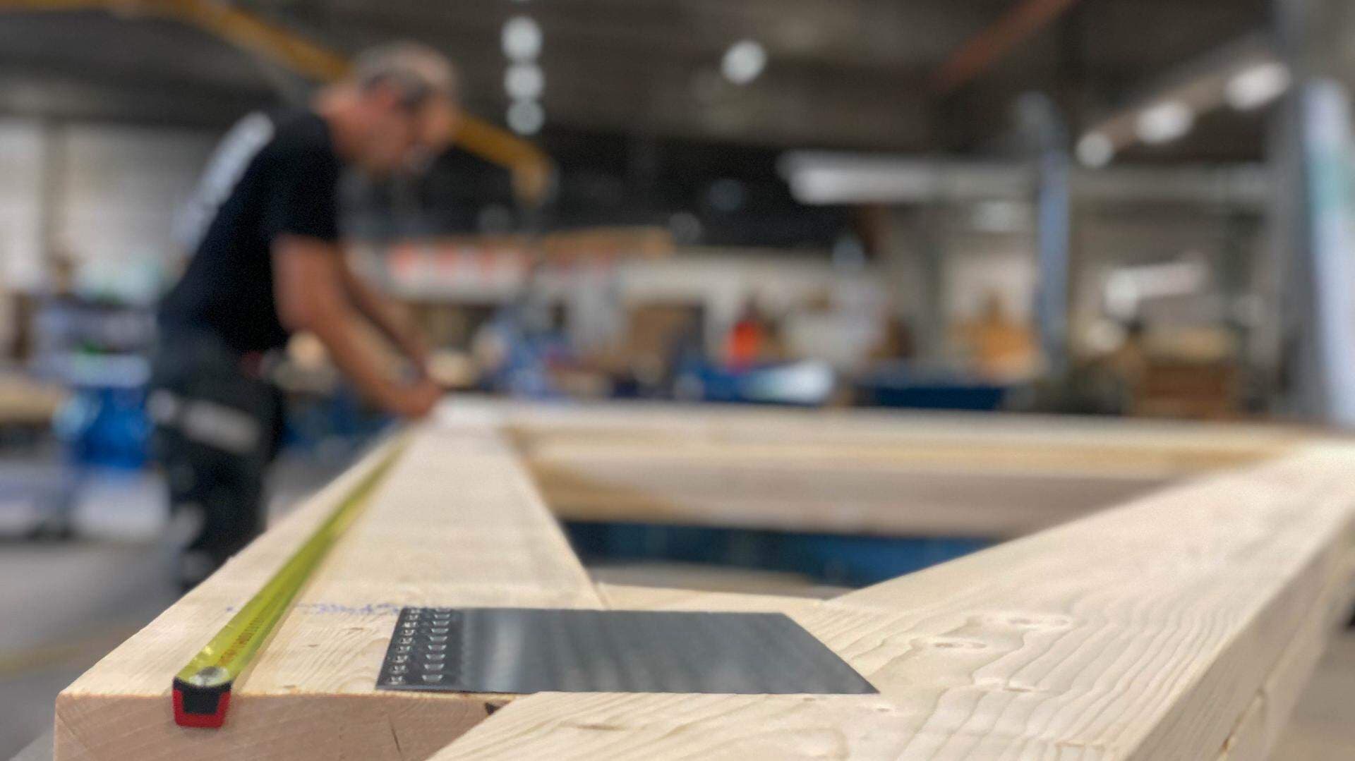 Från tillverkningen i Bra Hus fabrik