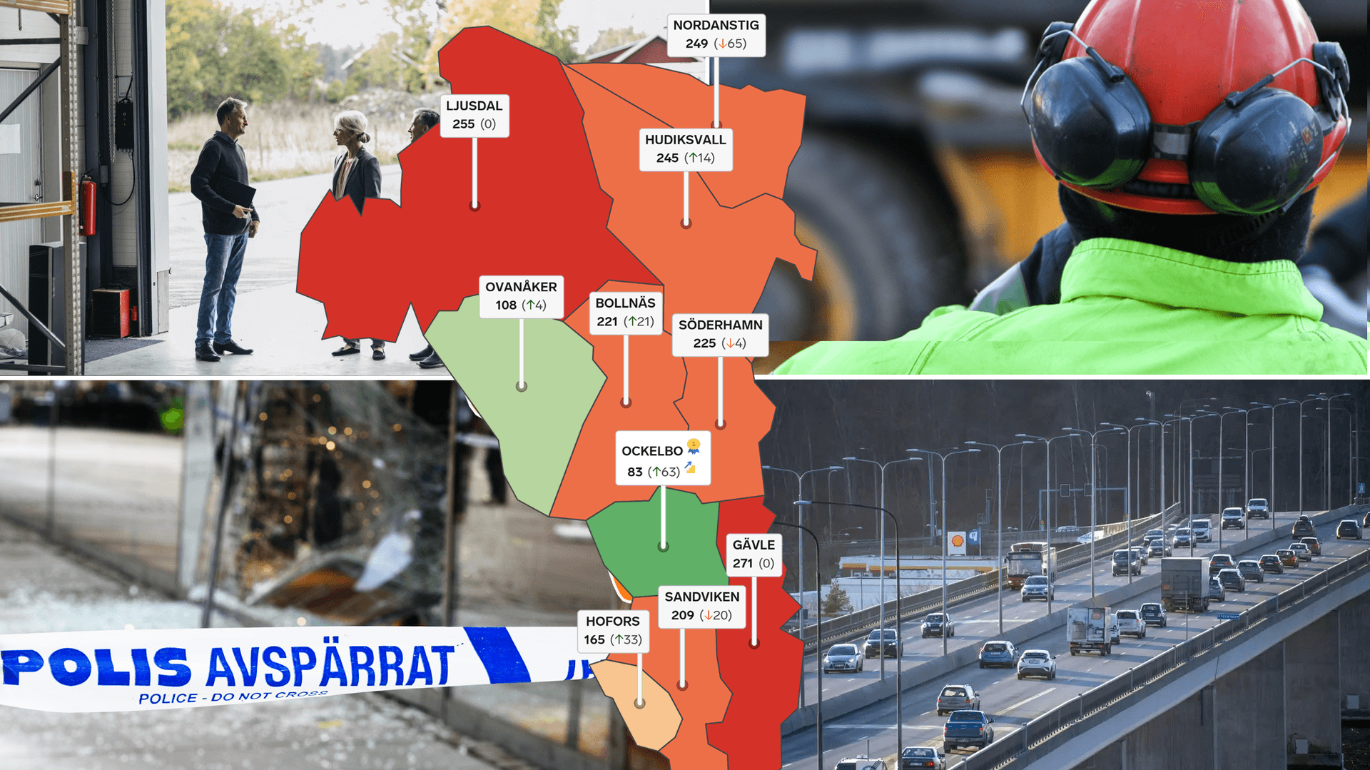 Rankingkarta Gävleborg