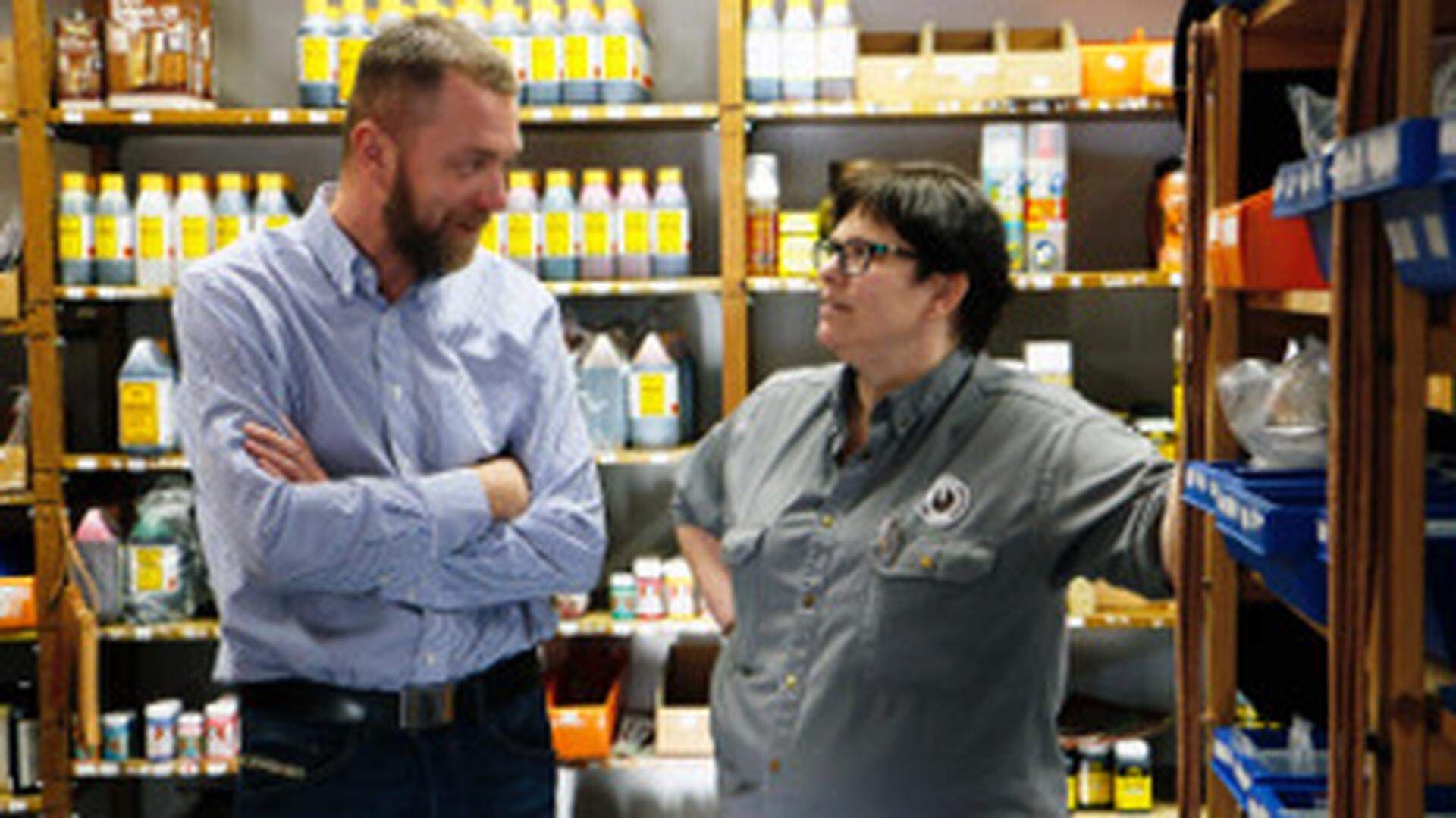 Magnus Jonsson och Erica Högberg