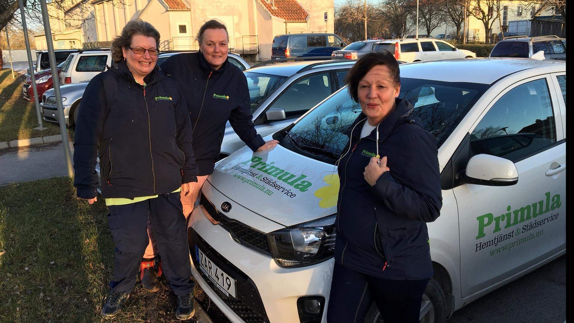 Laila Hallgren, Anette ”Cedda” Cederlund och Anette Andersson