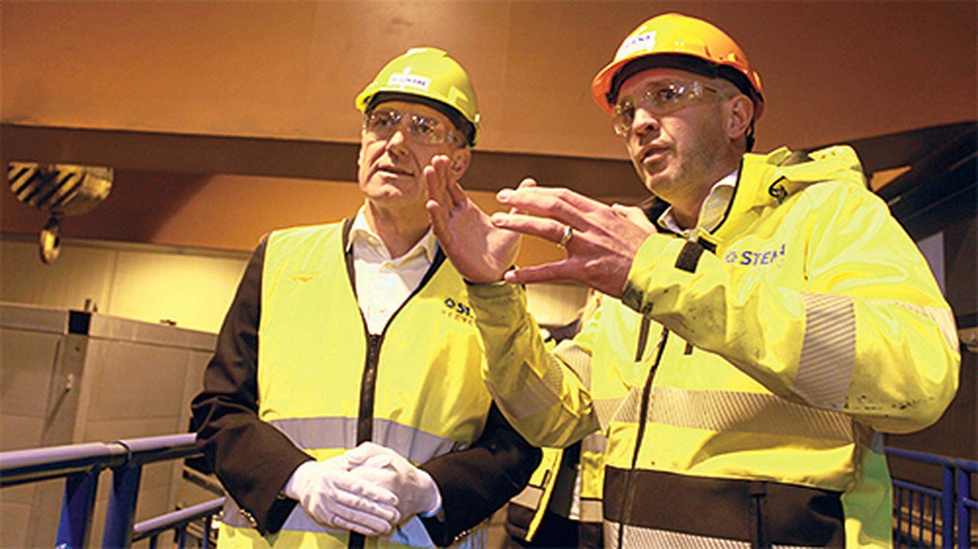 Jacke på Stena Reycling