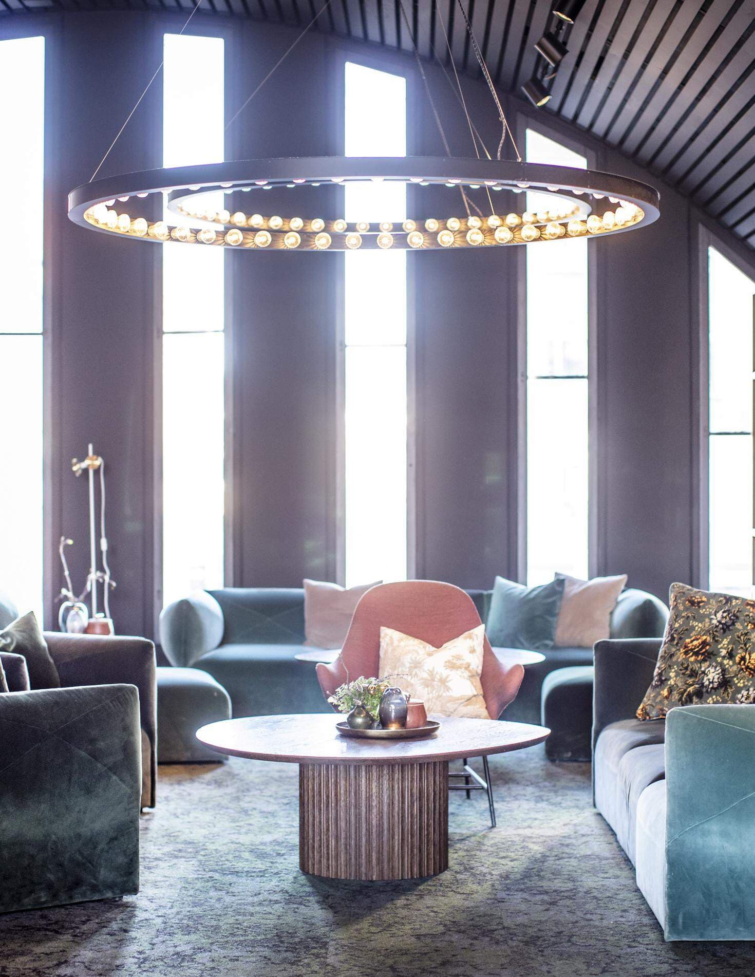 Soffa och fåtöljer för vila på Hotell Clarion i Östersund