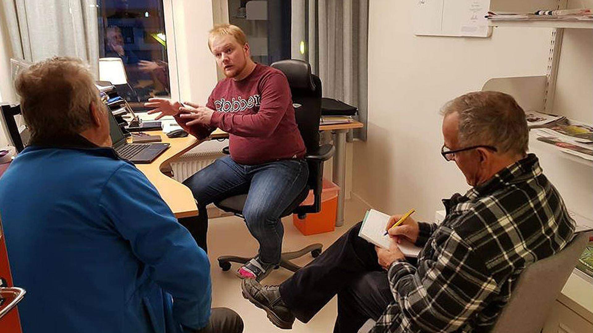 Företagare på drop-in möte på Krokoms kommun