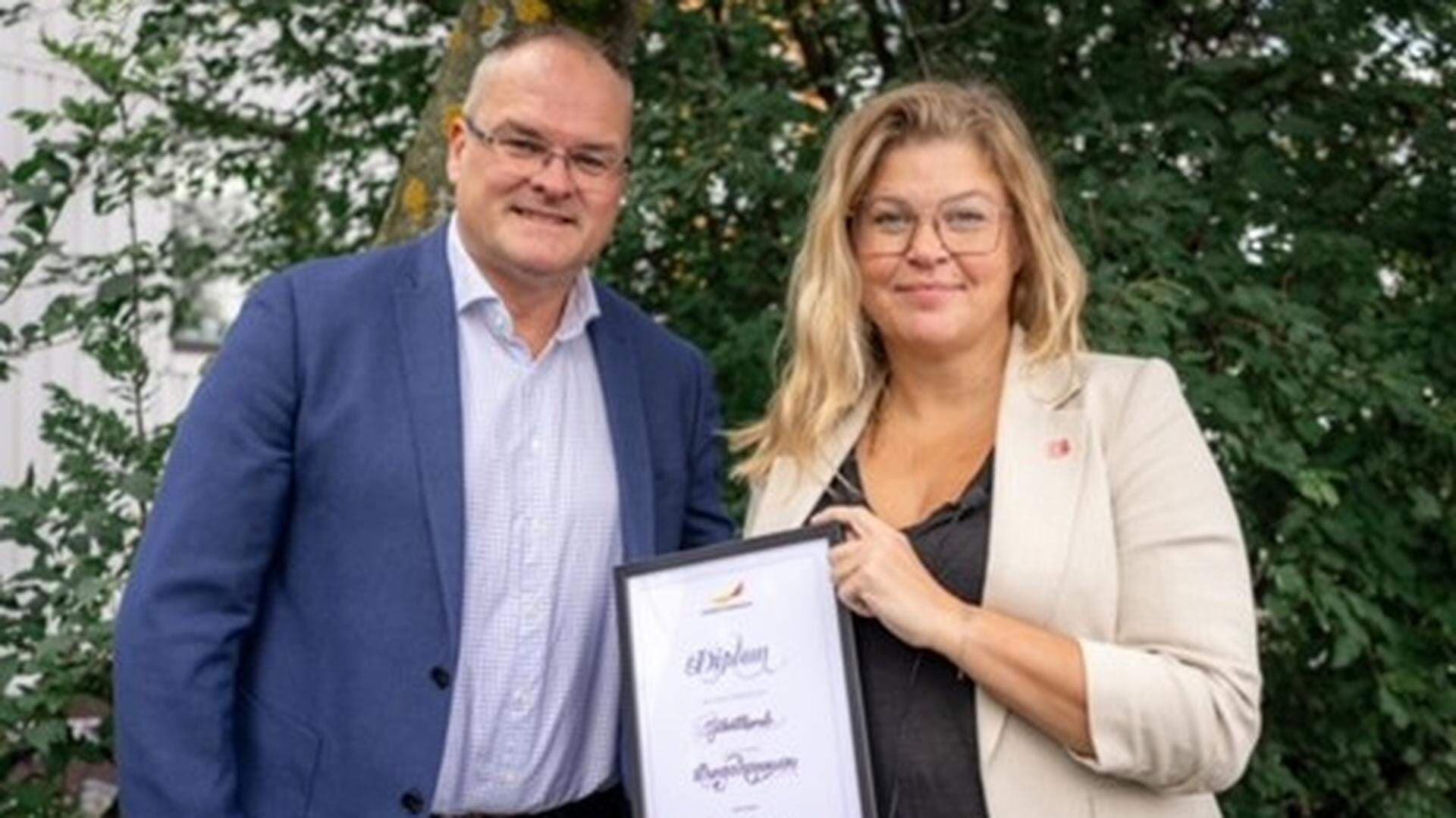 Ola Toftegaard och Therese Kärngard