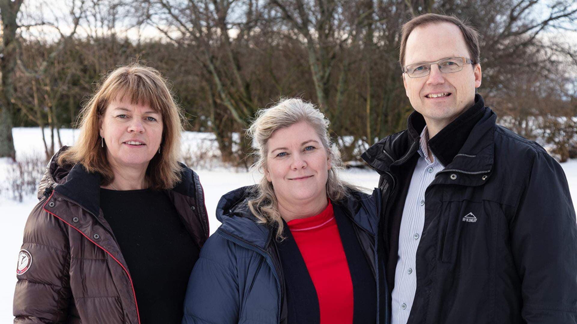 Karin Jonsson, Anna-Carin Svedén och Björn Hammarberg
