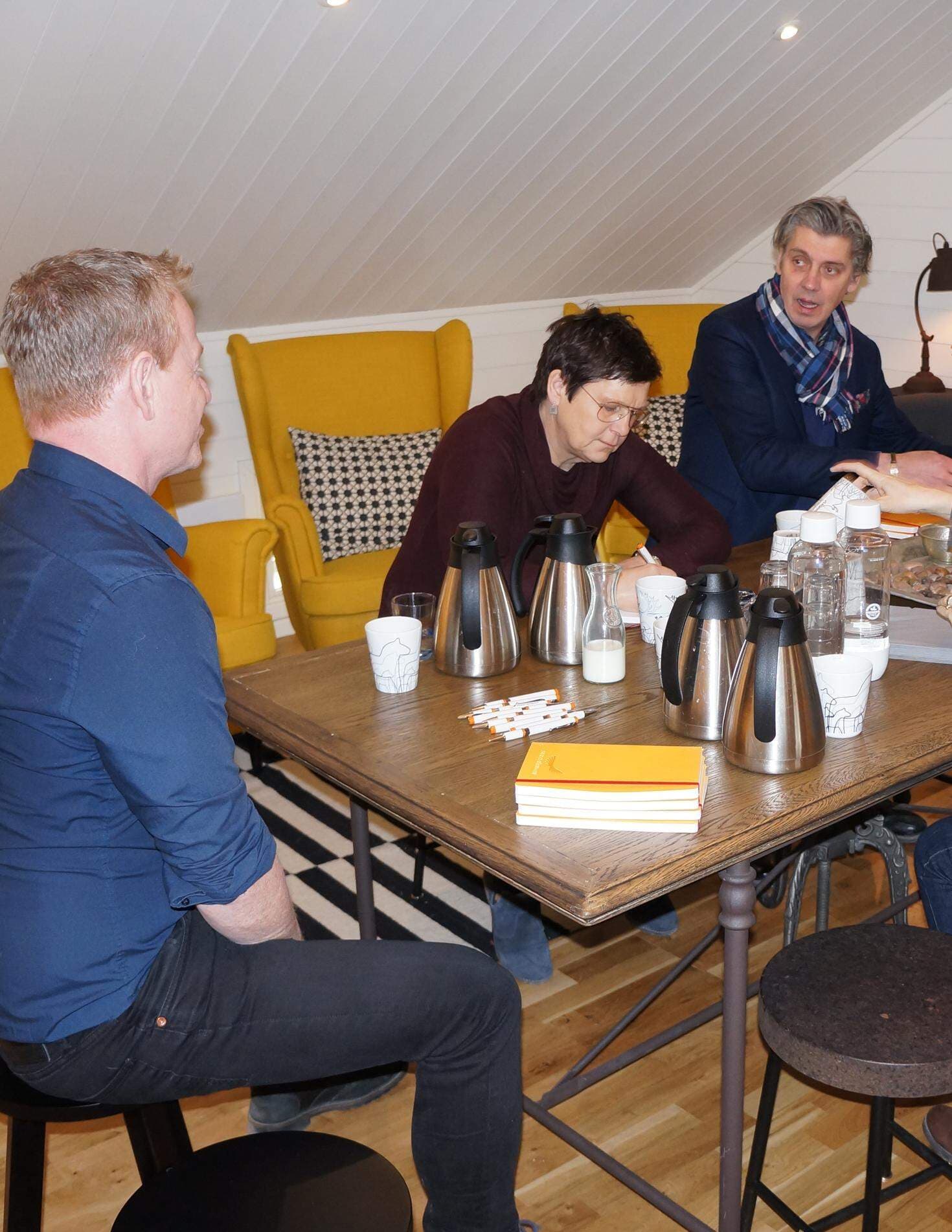 Kerstin Arnemo (C), Joakim Ekroth (M), Helena Engberg (Trampolin PR), Pecka Marklund (Storsjögymnasiet)
