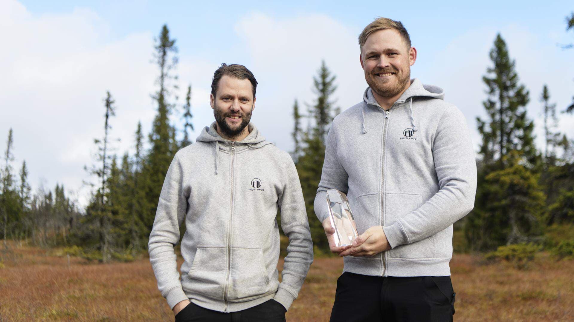 Mattias Thuresson och Joakim Vikén med gasellstayetten