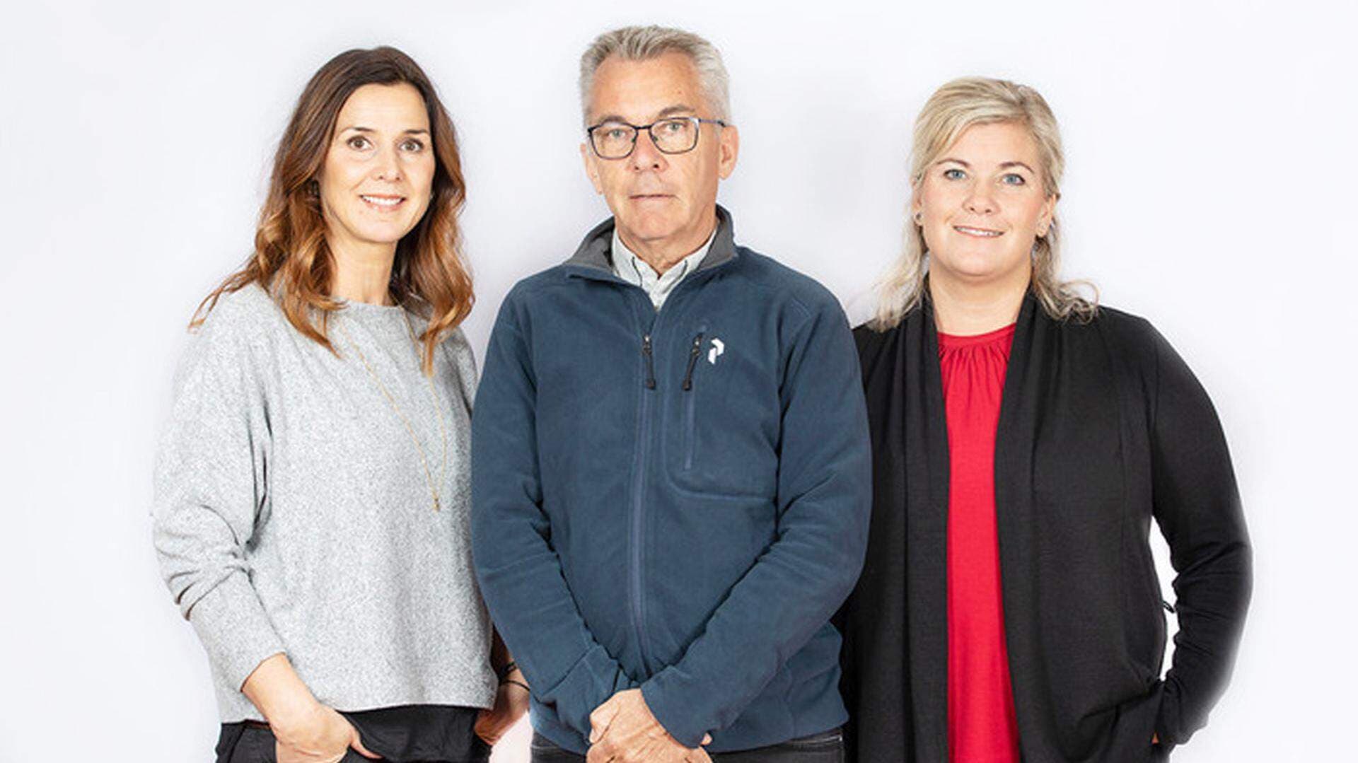 Gunilla Gisslén, Örjan Wiklund och Anna-Carin Svedén