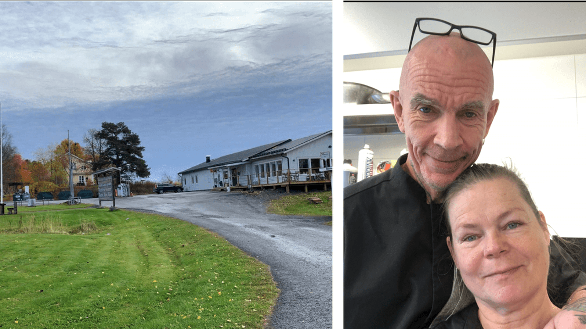 Bild på en lanthadel och Barbro Åström Moback och Calle Moback