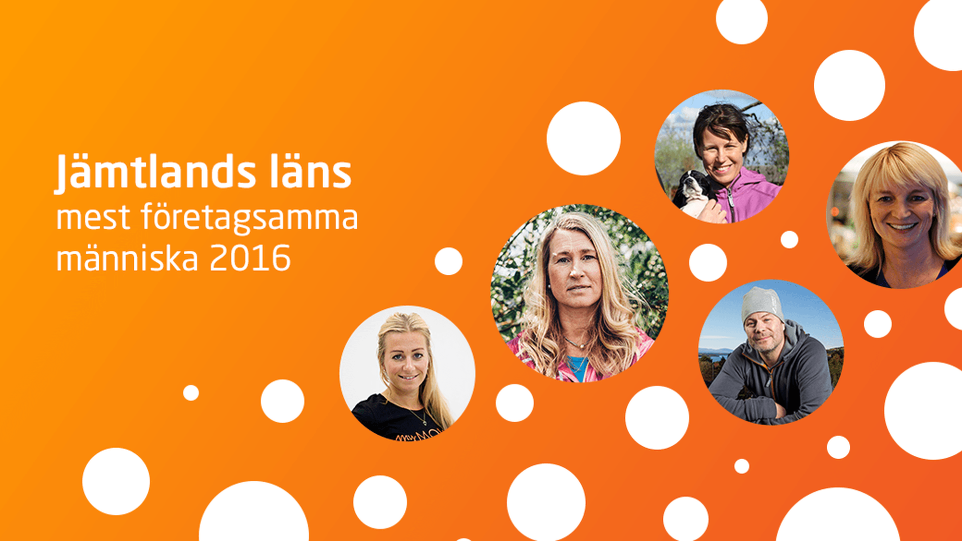 Finalisterna Årets mest företagsamma i Jämtlands län 2016