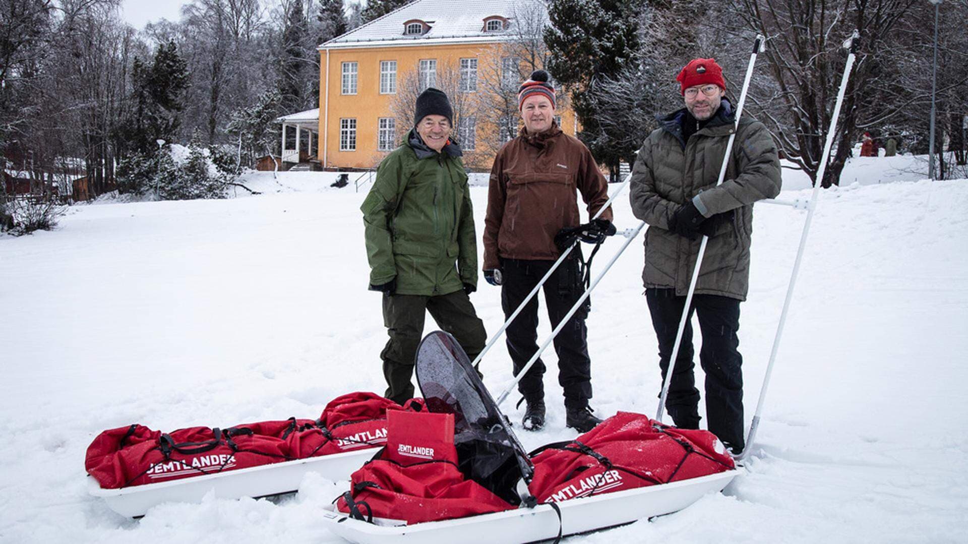 Bo Hilleberg, Lennart Mörtsell och Rolf Hilleberg