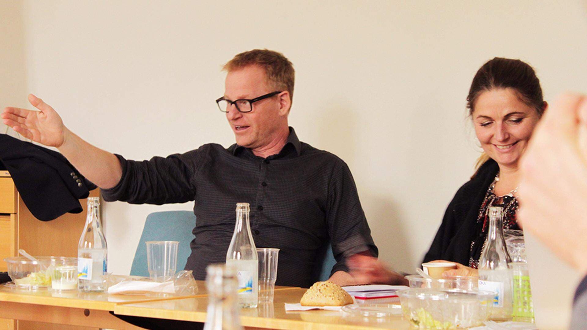 Pecka Marklund och Eva-Märet Nordenberg