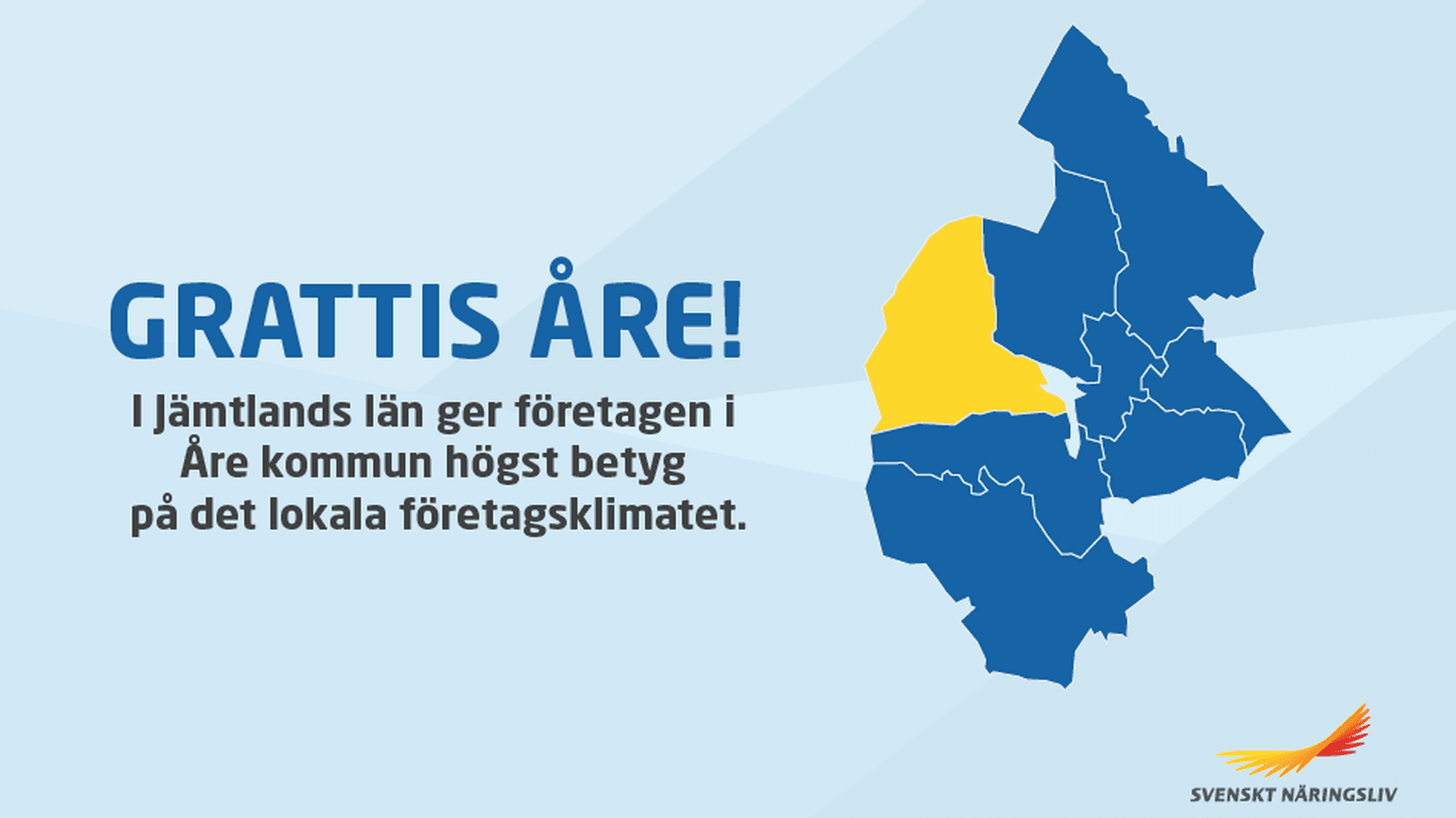 Karta över Jämtland