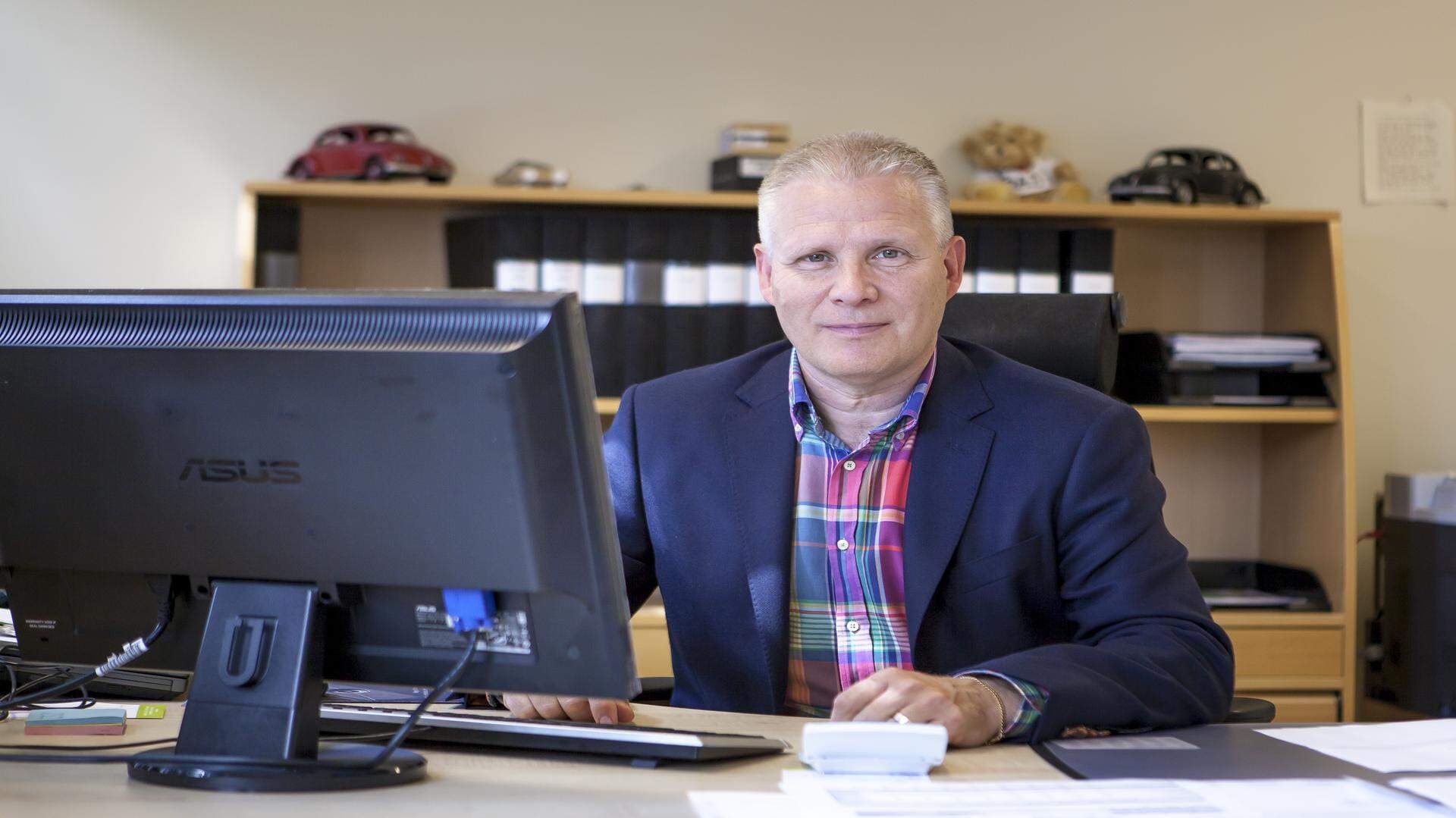 Thom Nilsson, VD på Industrilås