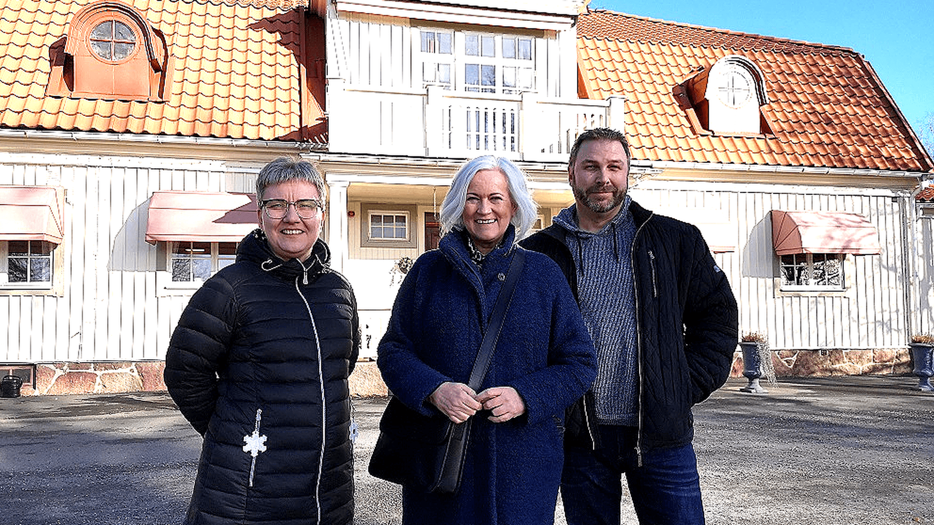 Verksamhetschef Sofie Schiller, riksdagsledamot Acko Ankarberg Johansson (KD) & VD Johan Åsbrink.