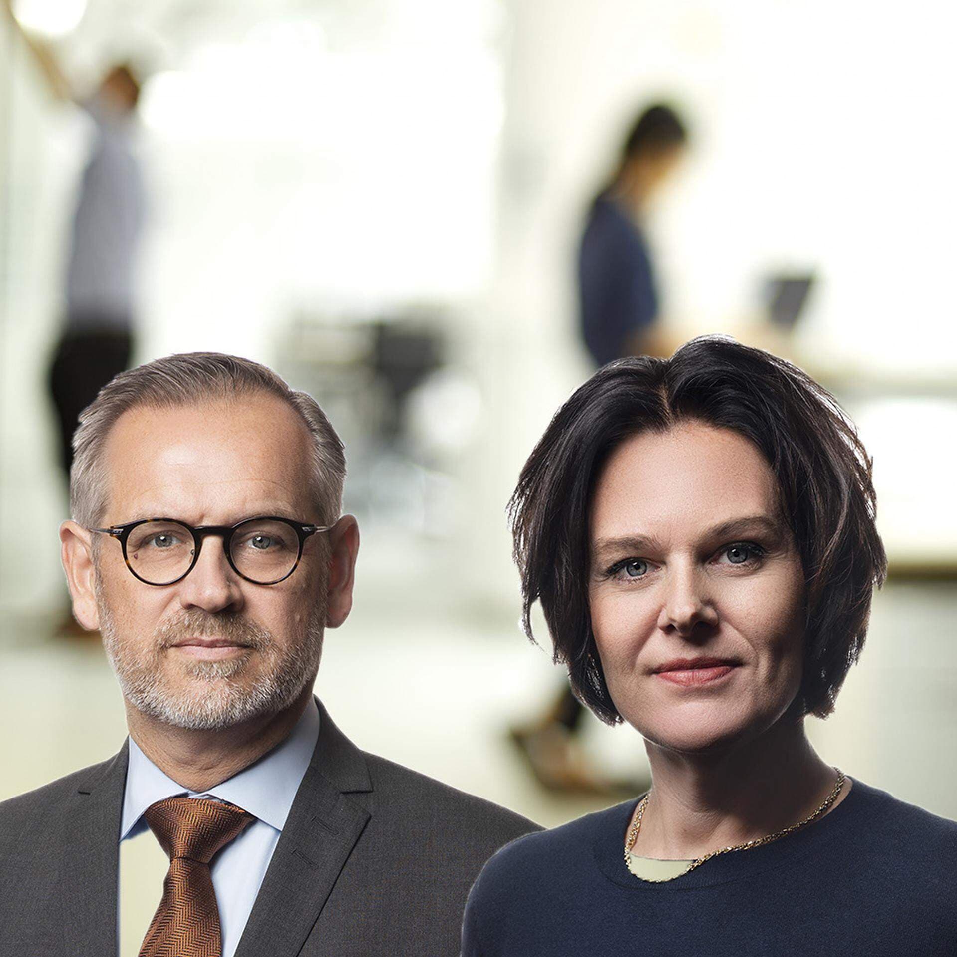 Kontorsplats, kollage Jens Hedström och Ulrica Bennesved.