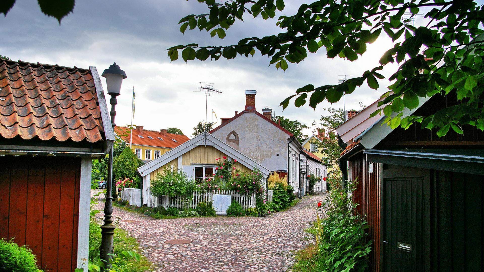 bild över Kalmar s gamla del