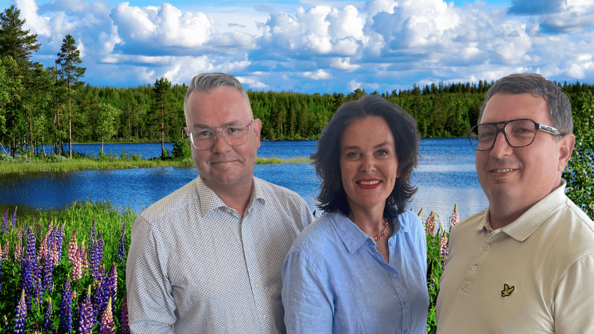 Johnny Rönnfjord, Ulrica Bennesved och Jimmi Olsson