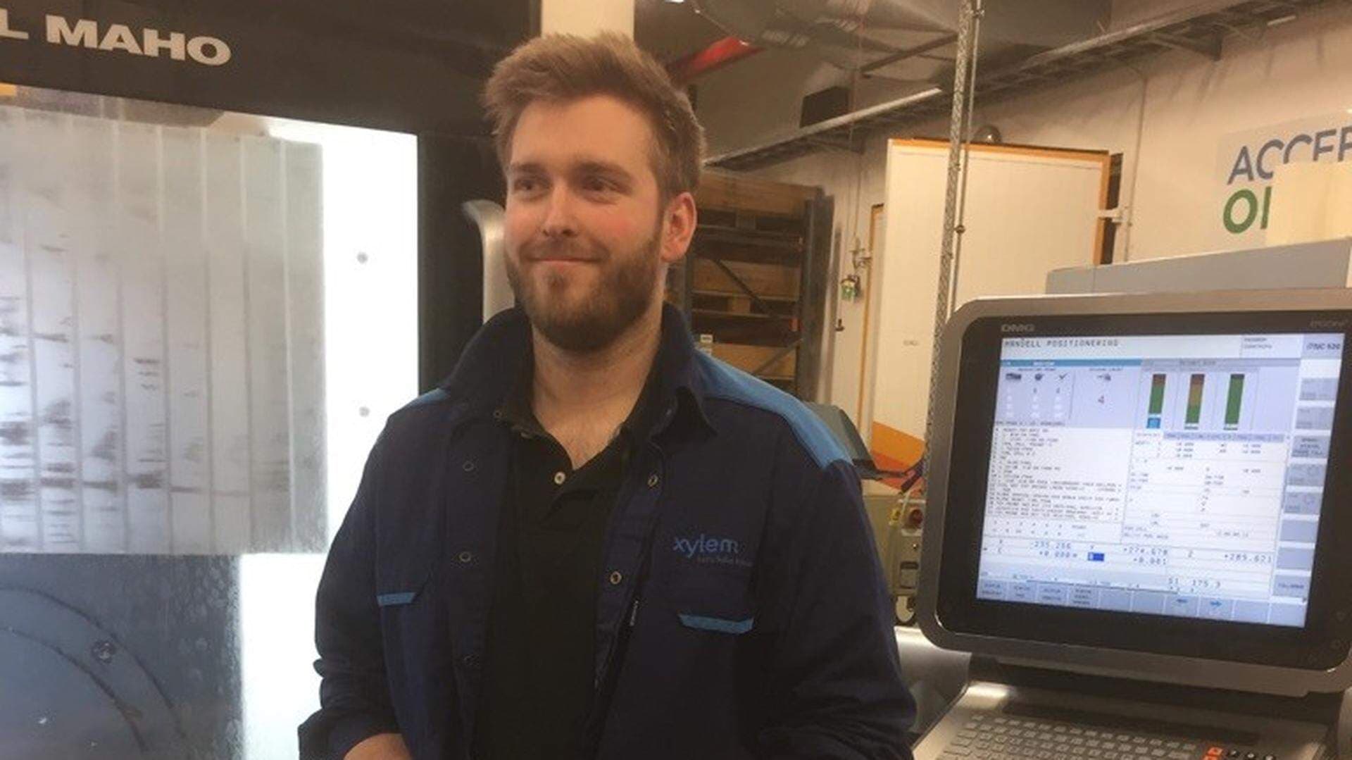 Anton är med i Yrkeslandslaget