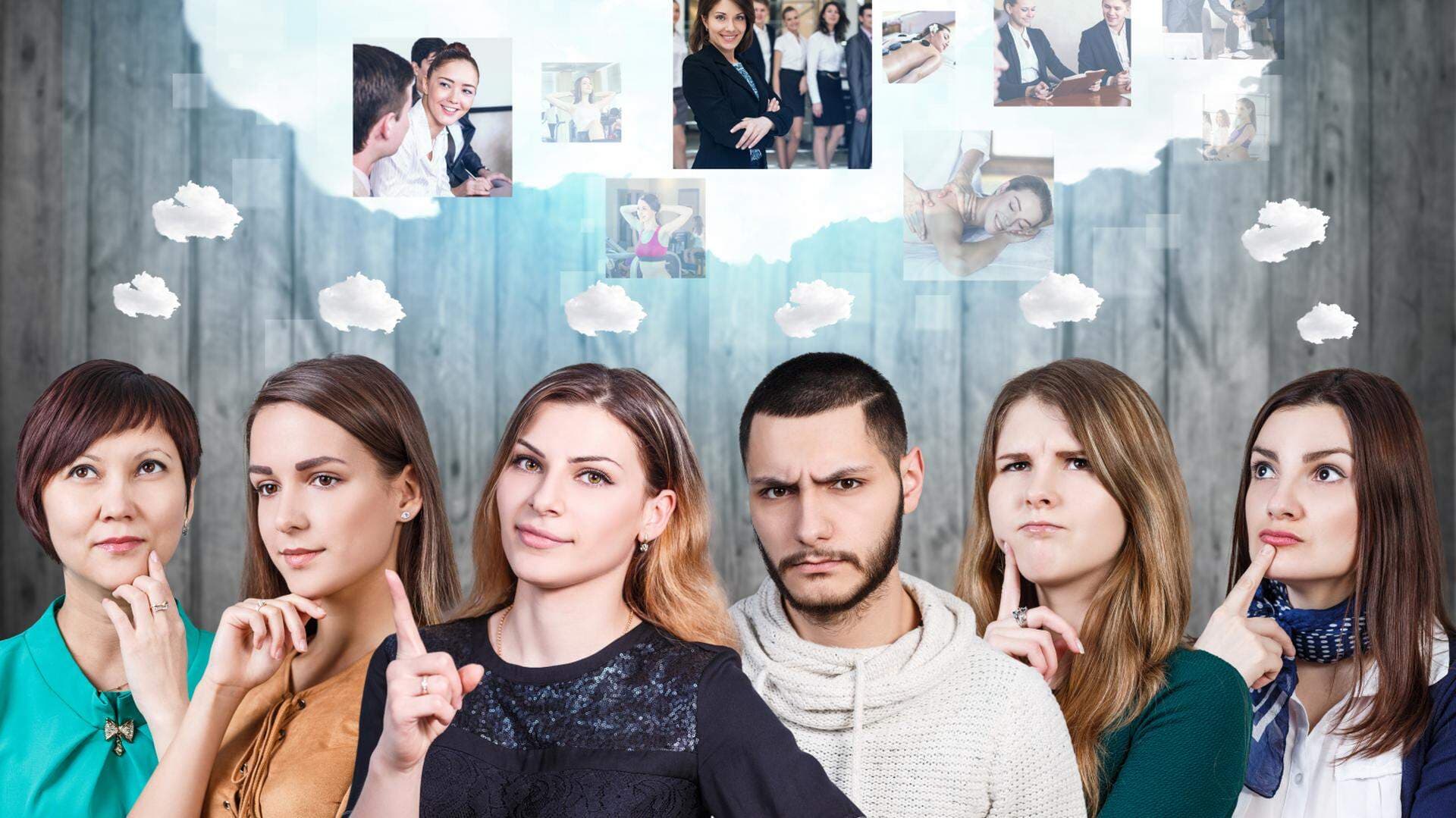 grupp unga personer