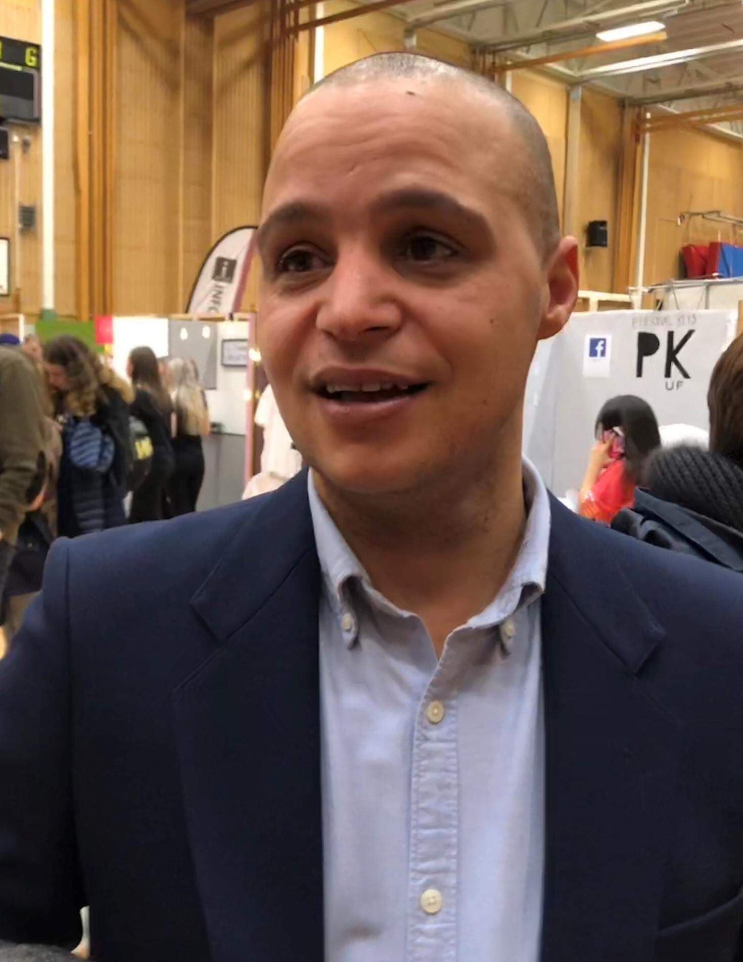 entreprenör på UF mässa