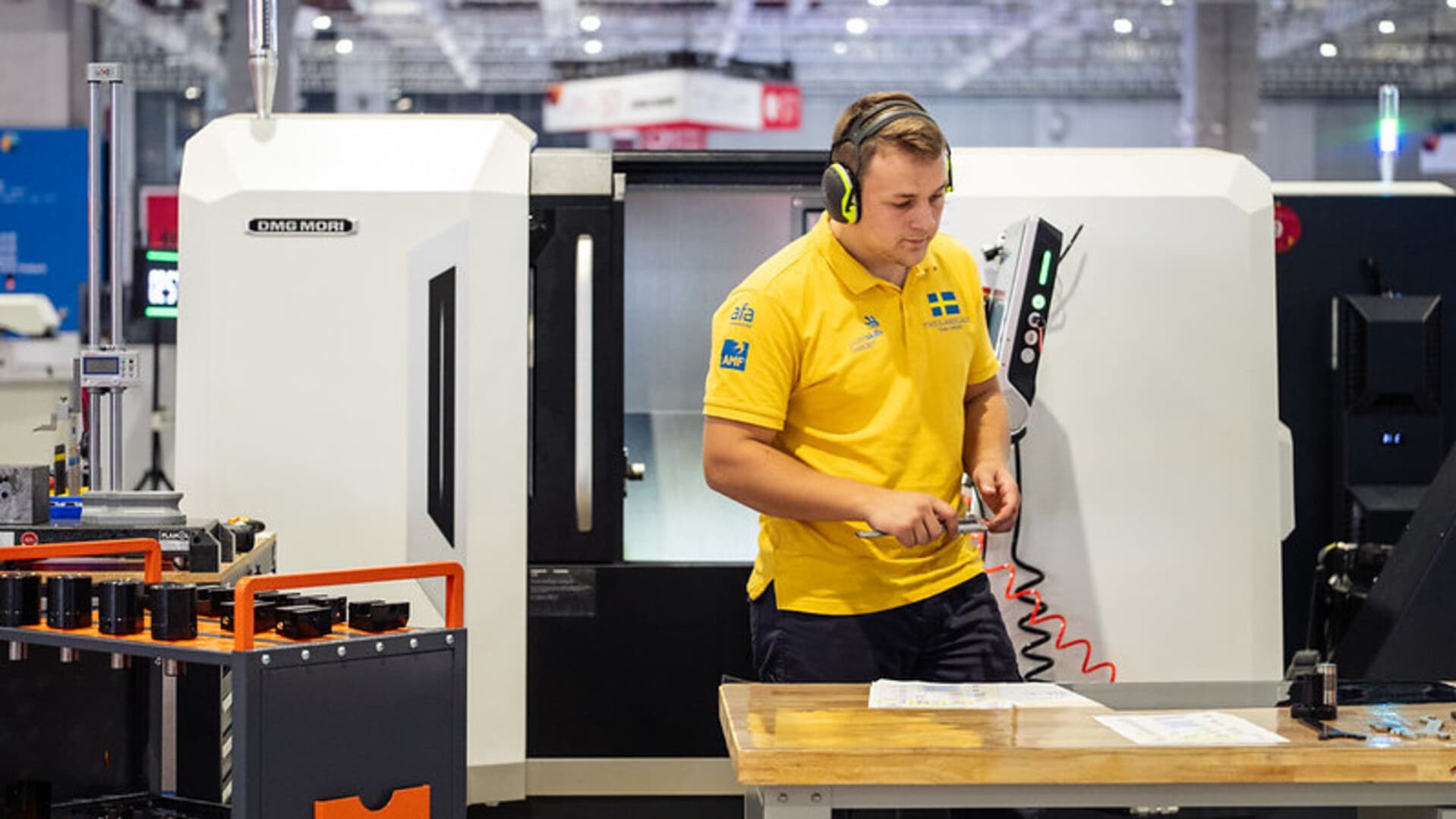 Måns Kronmar tävlar under Yrkes-VM