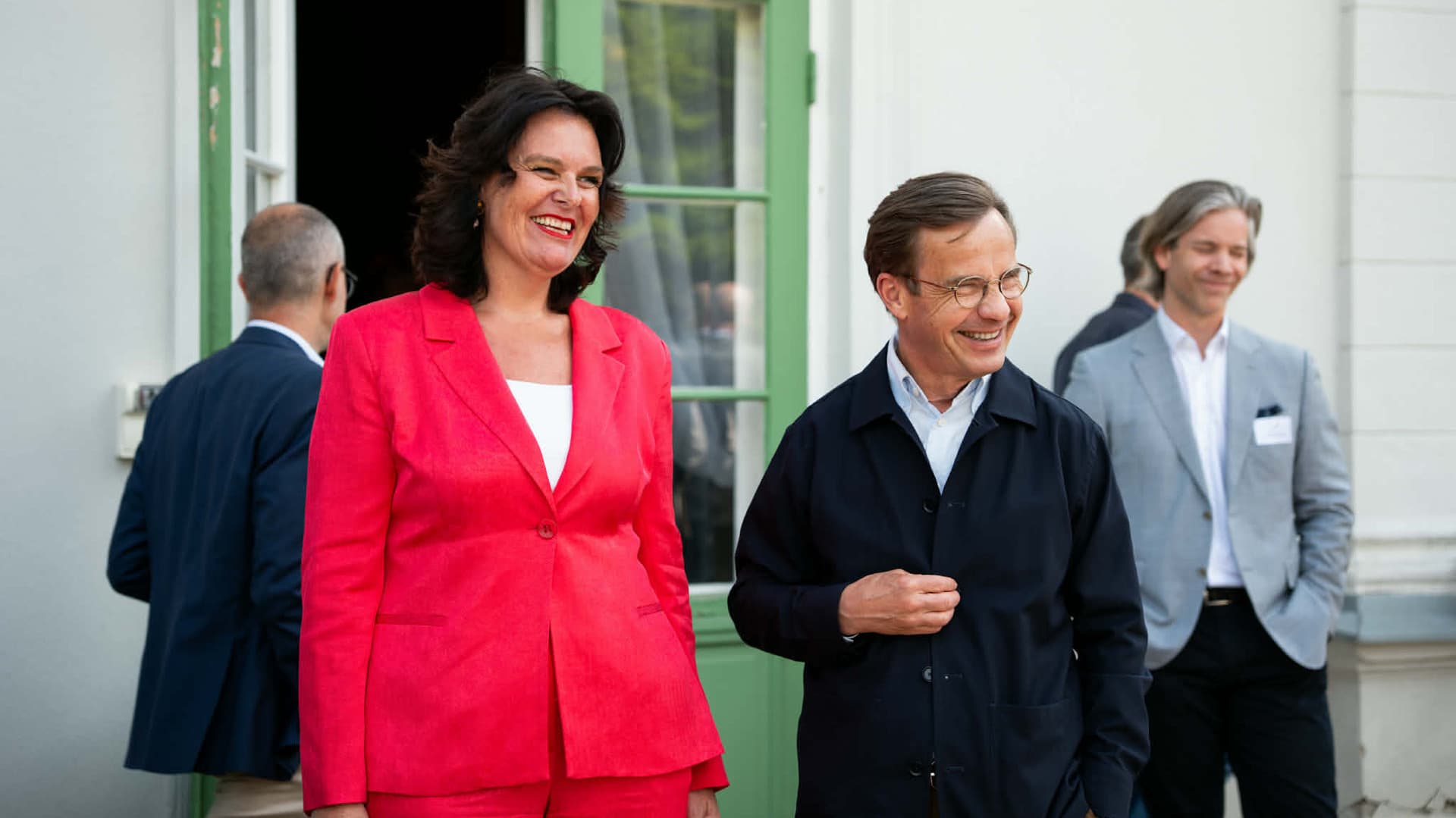 Ulrica Bennesved och Ulf Kristersson