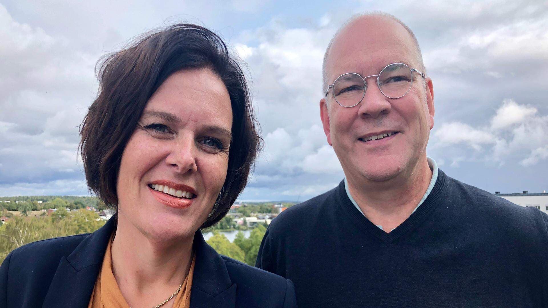 Närbild av Ulrica och Eilon