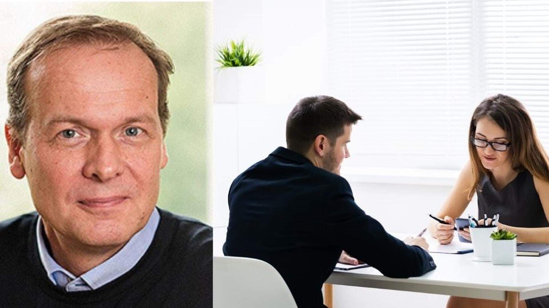 collage Mats Sandström och bild på två personer