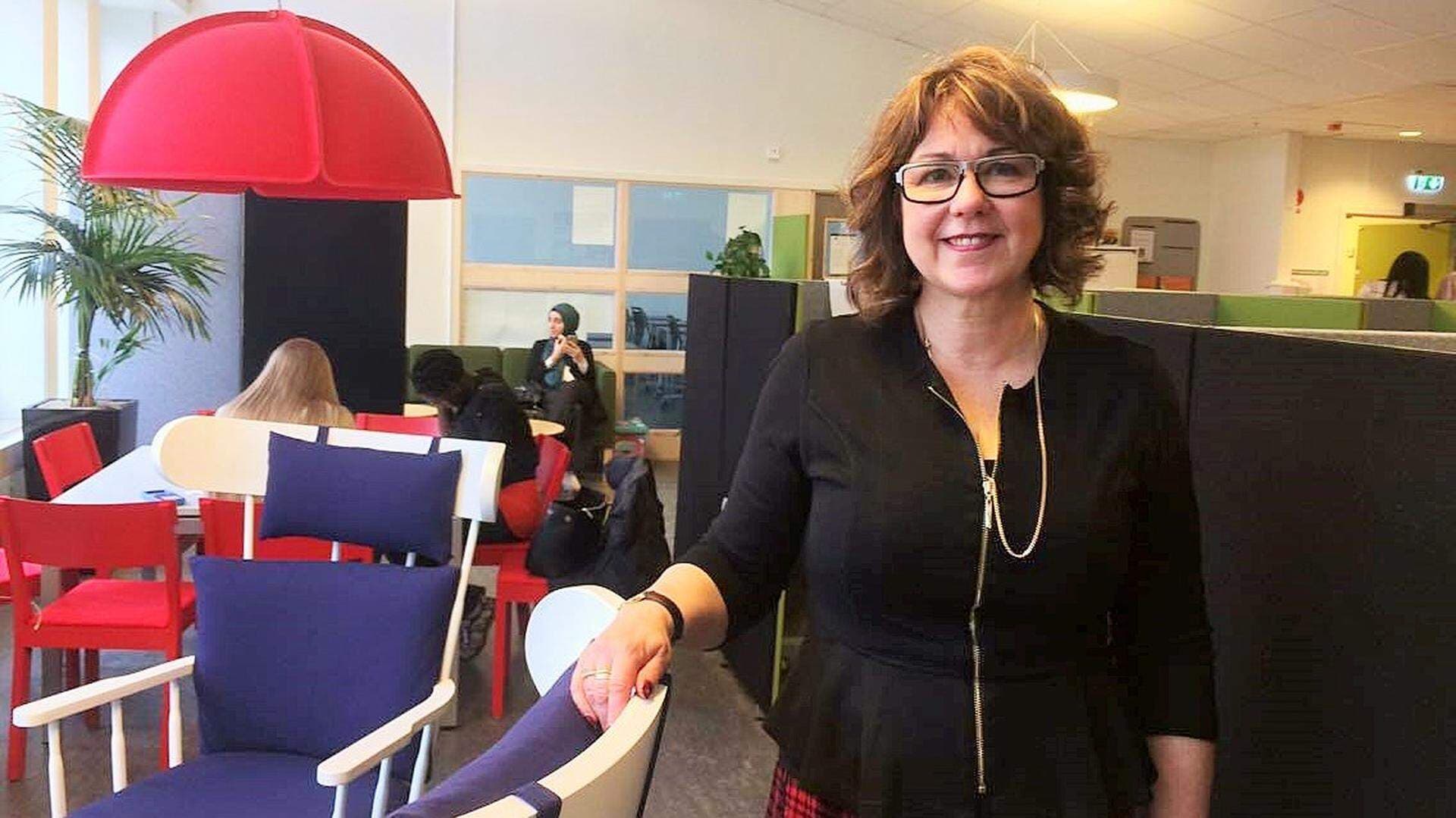 Karin Wirdheim i halvfigur