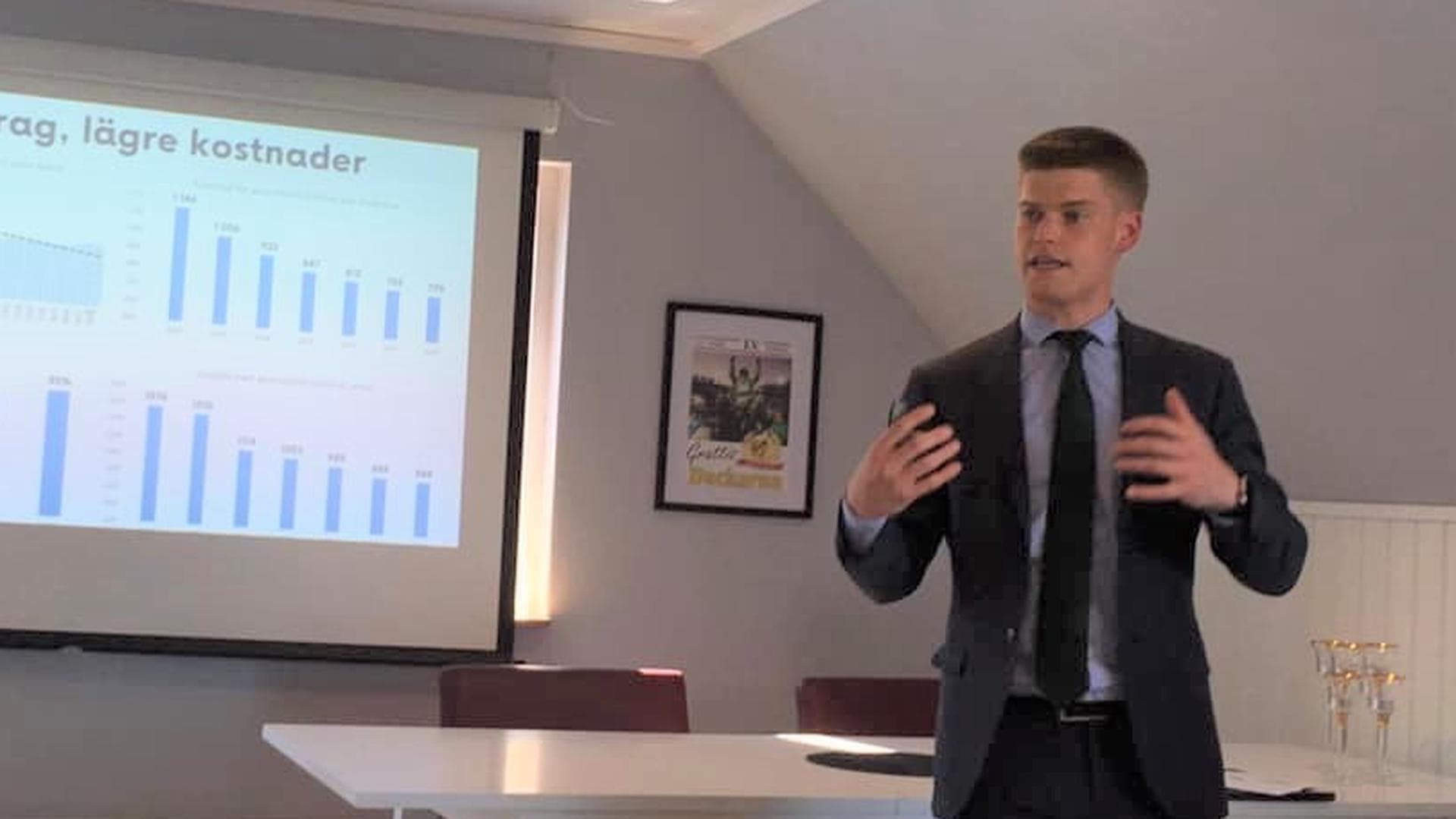 föreläsare vid en konferens