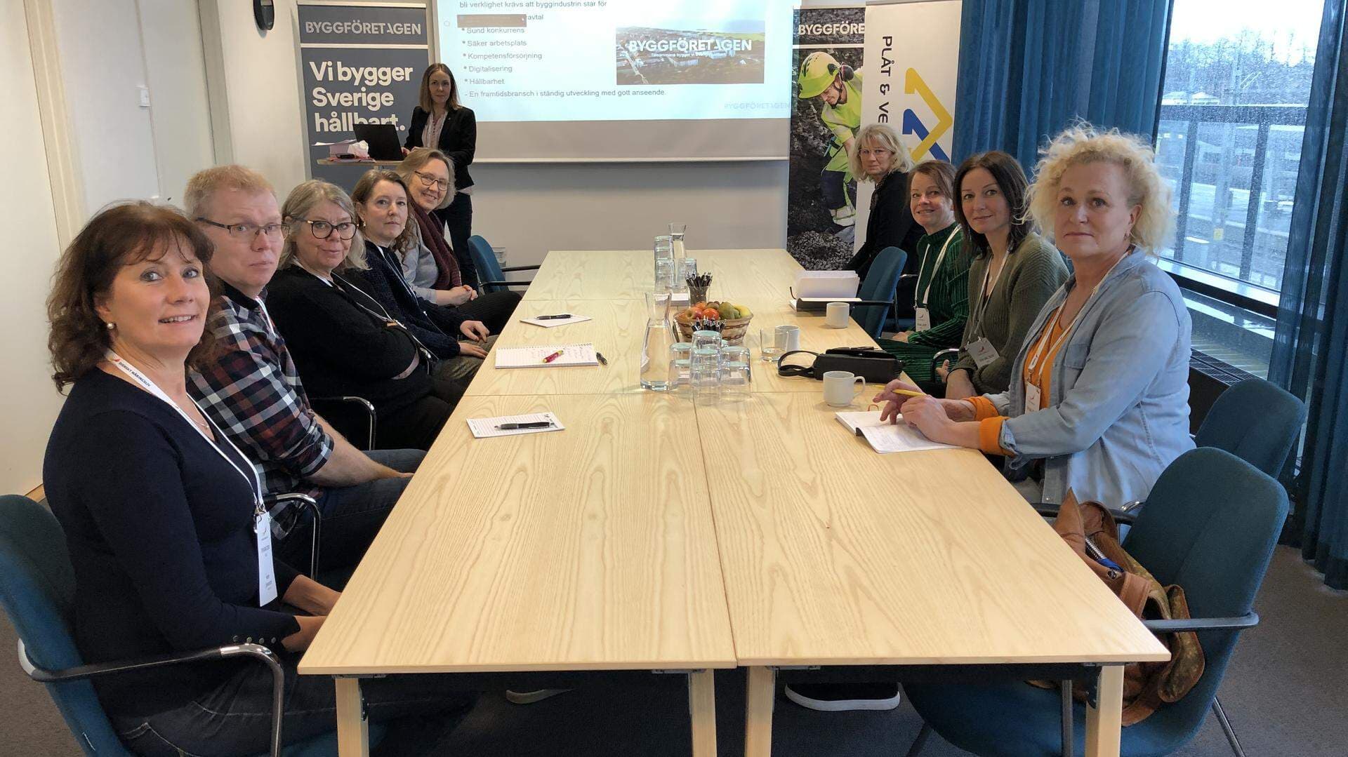 Speeddating med byggbranschen