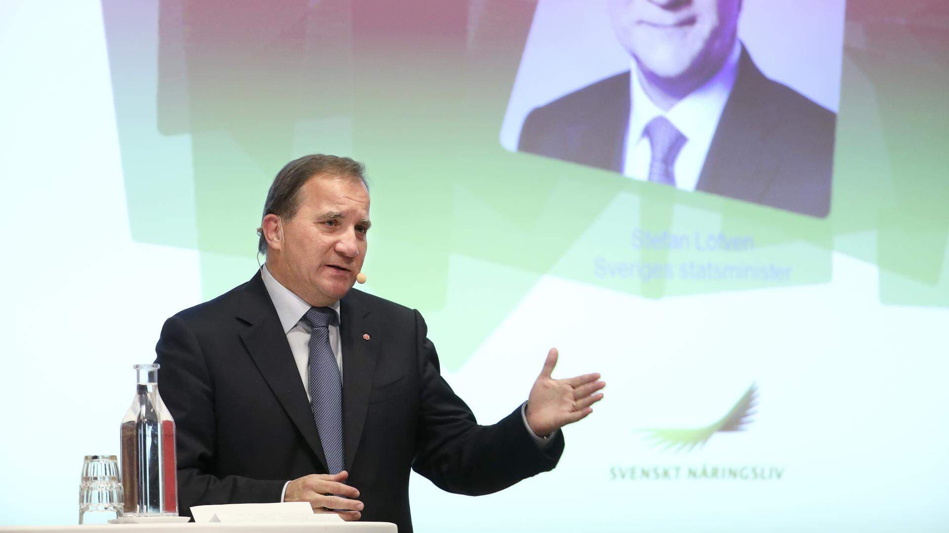 Stefan Löfvén talar