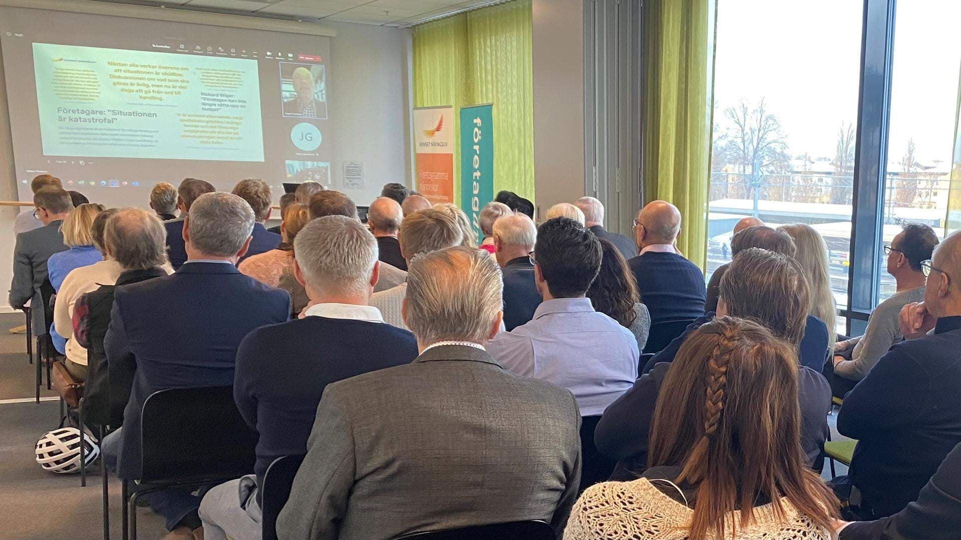 Mingelbild mm. från el- & El- & energiseminariet Kronoberg Kalmar län