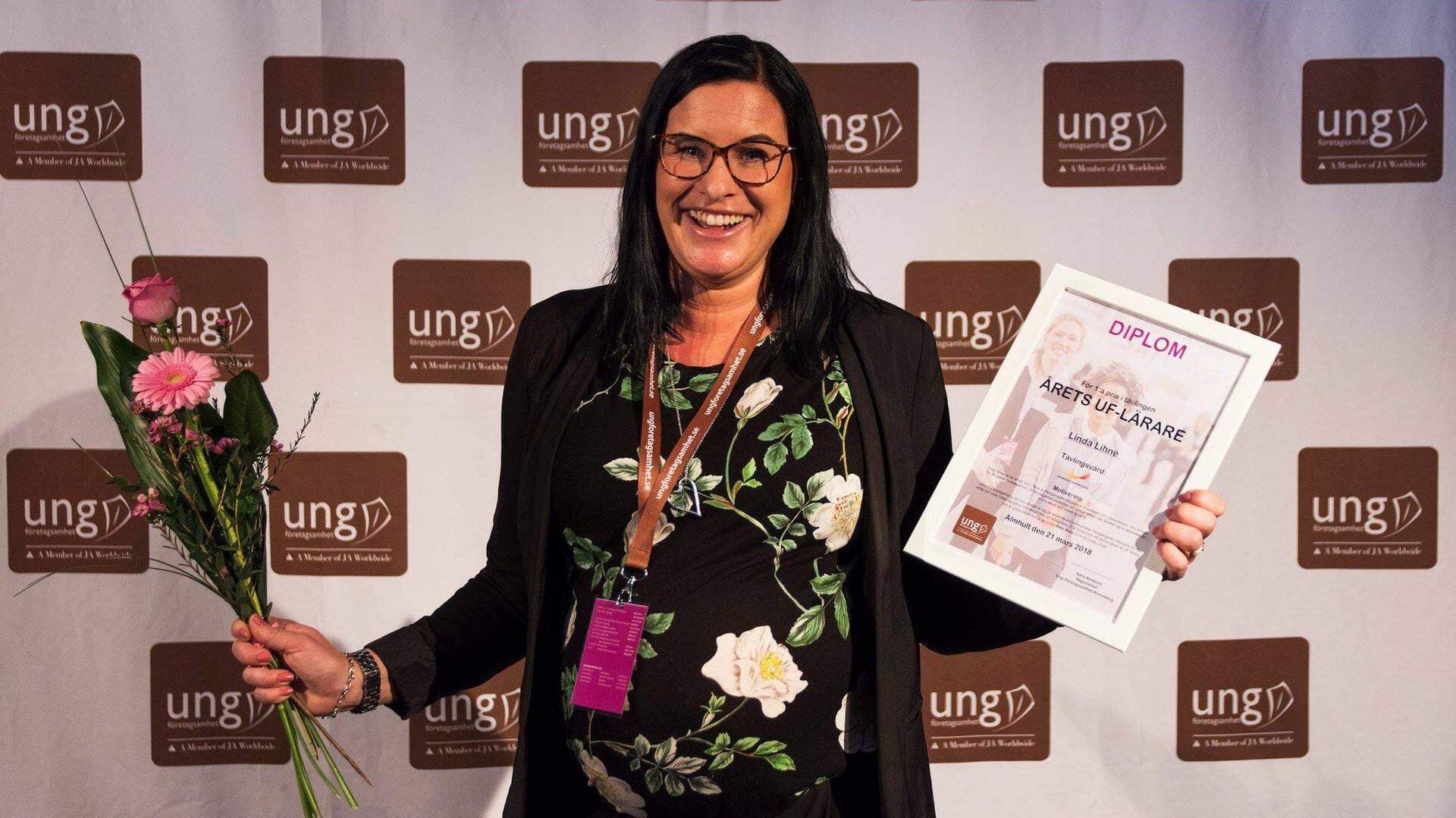 Linda årets UF lärare 2018