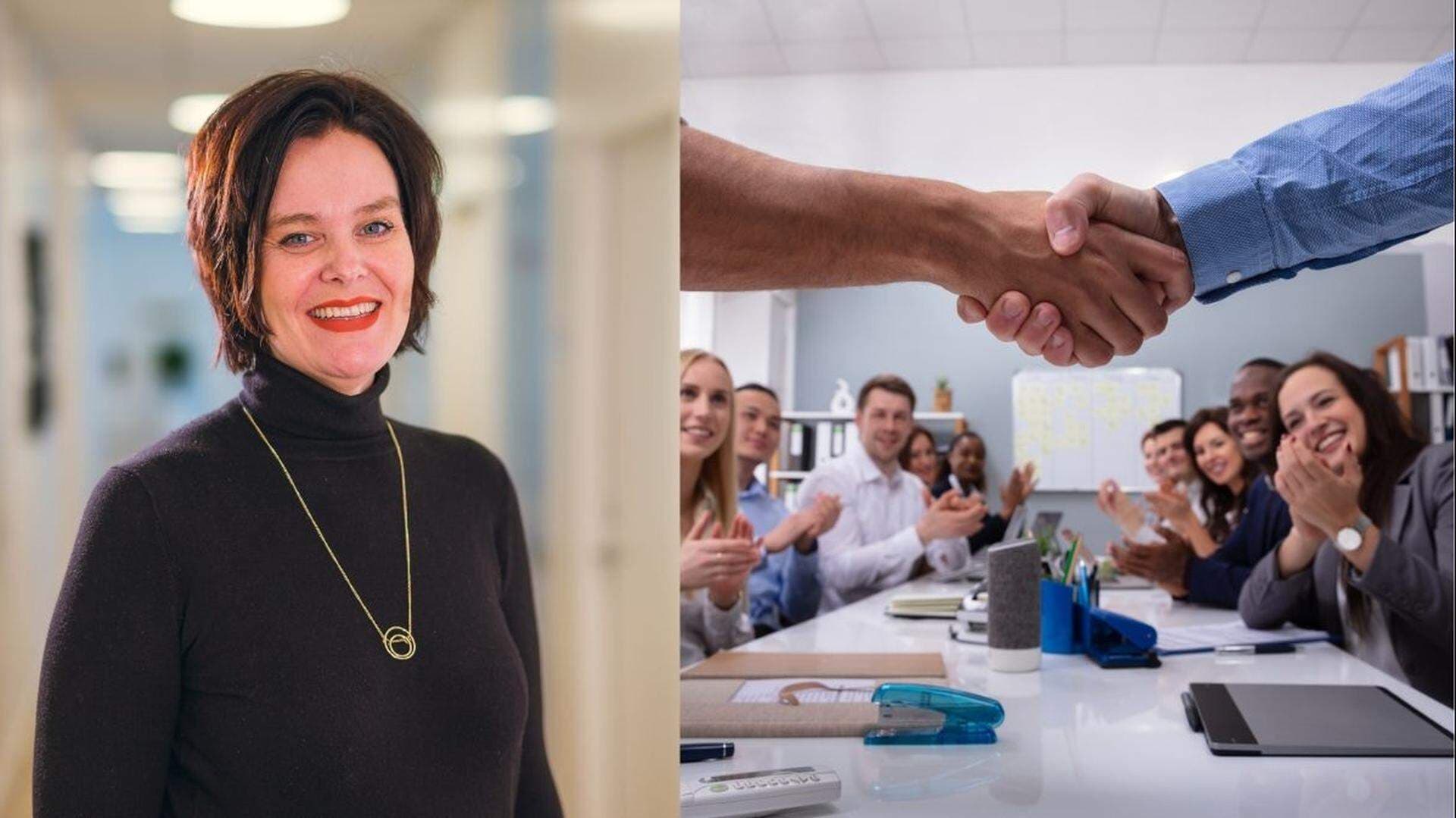 Ulrica och bild på anställda