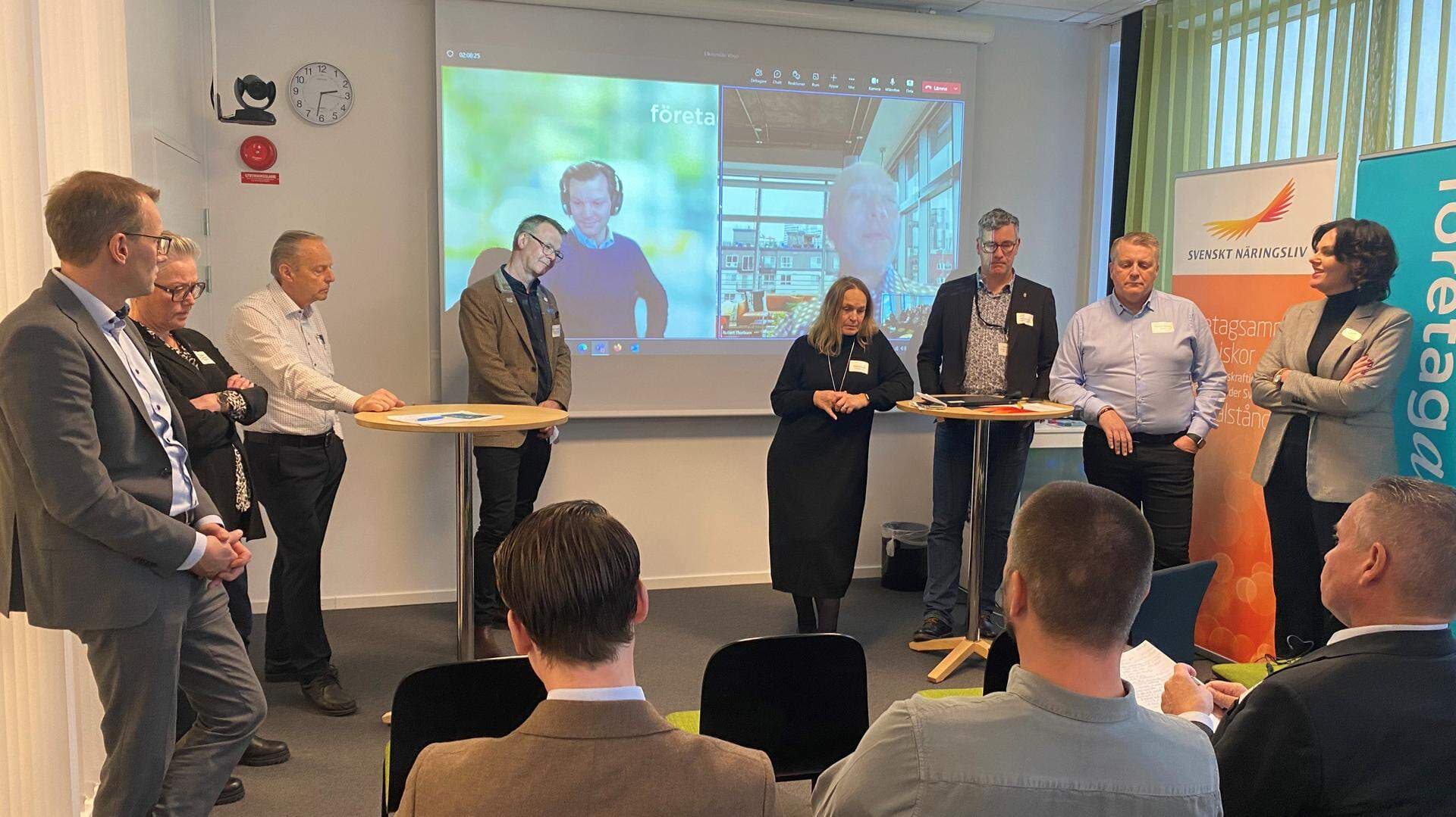 Mingelbild mm från el- & El- & energiseminariet Kronoberg Kalmar län