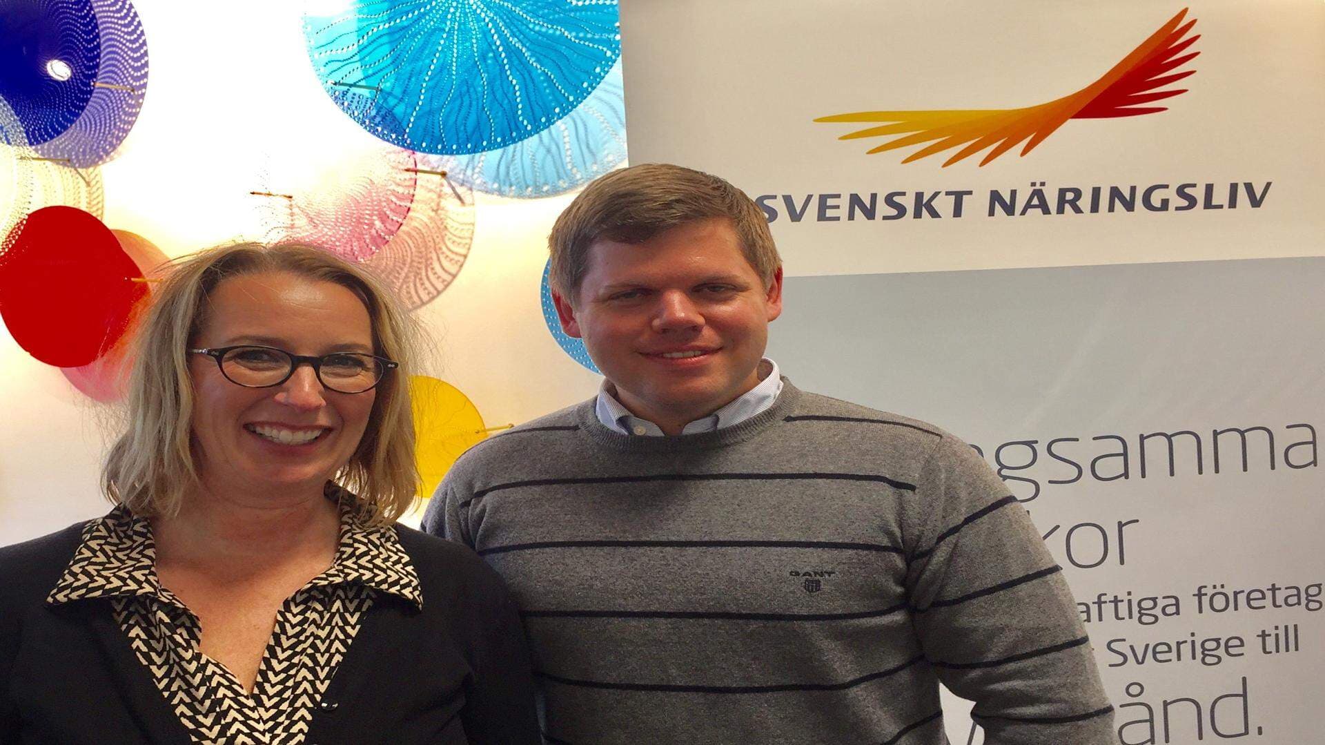 Mia Liljestrand och Johan Olsson, Svenskt Näringsliv