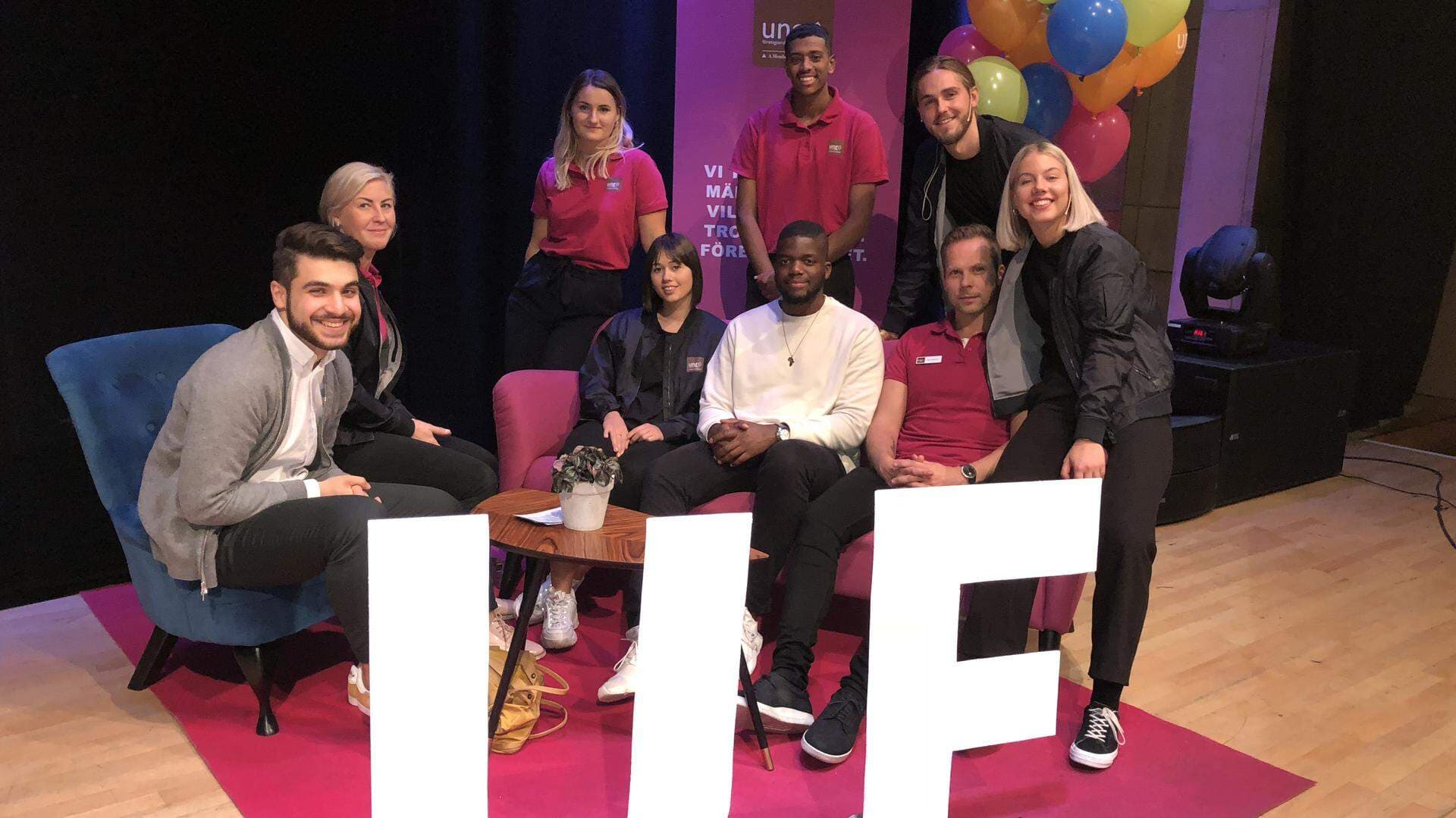 UF gänget inför kick-off