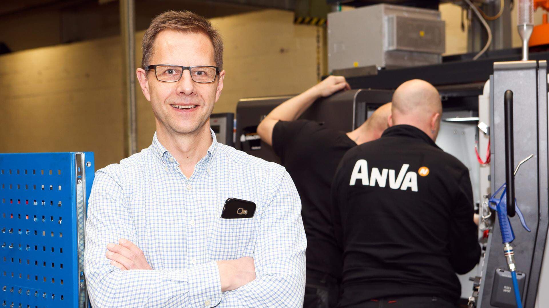 Mikael Nilsson, vd, AnVa Components i Kalix