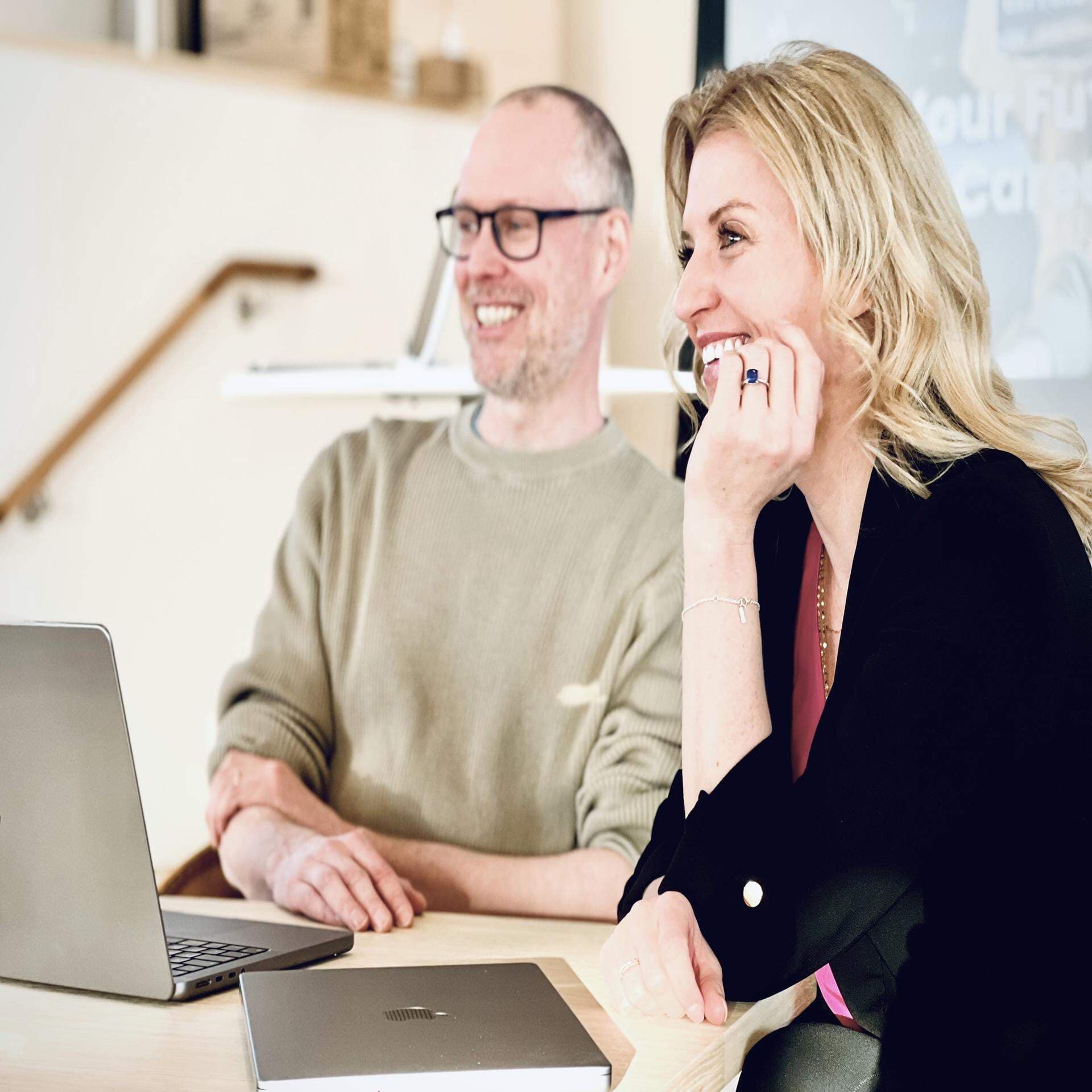 Markus Gustafsson och Chana Svensson