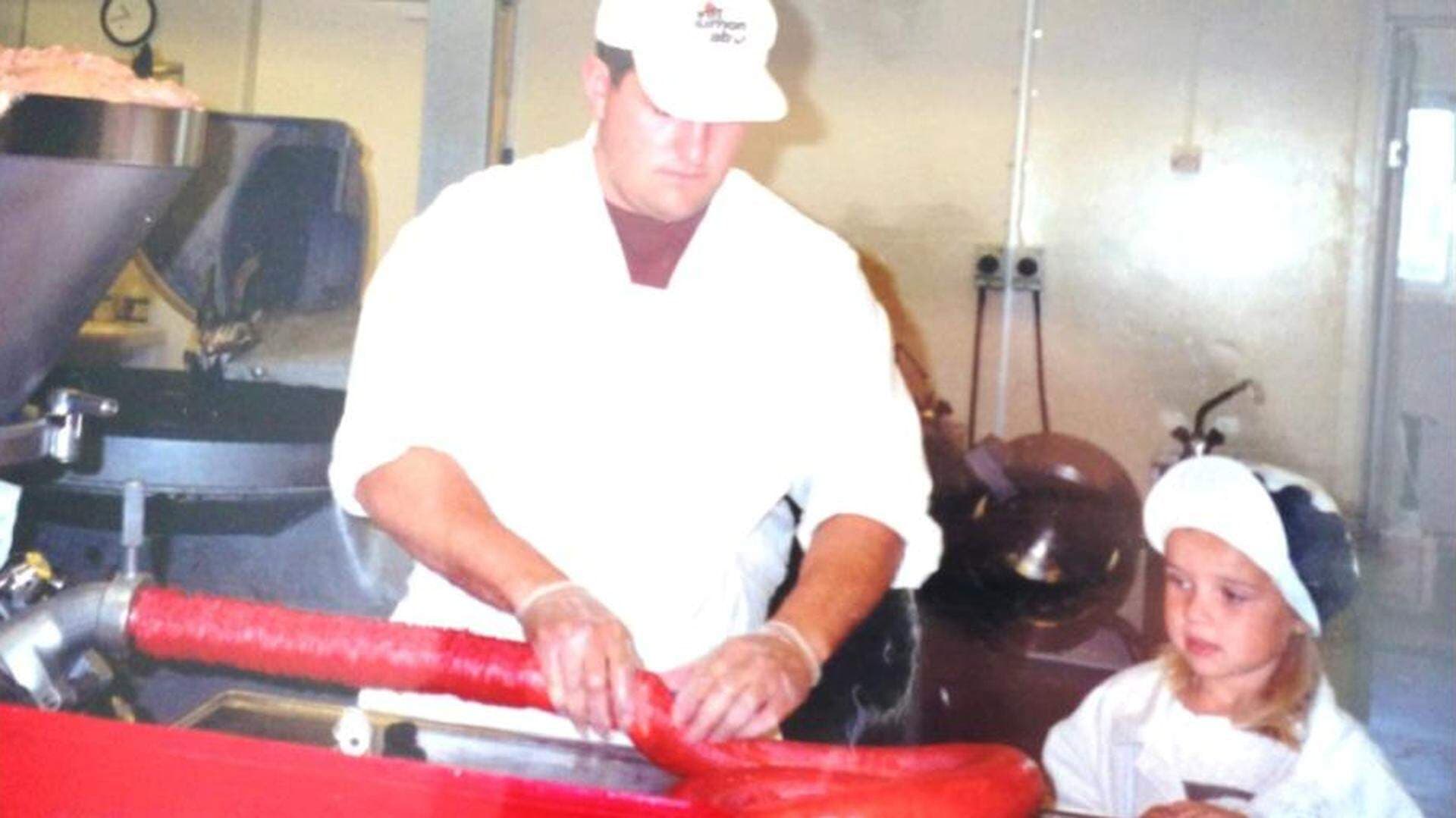 Jokkmokks korv, Magnus Kvickström och Viktoria Forsman (4 år)