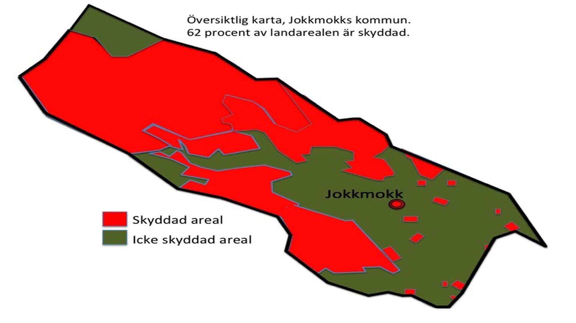 Skyddad areal Jokkmokks kommun