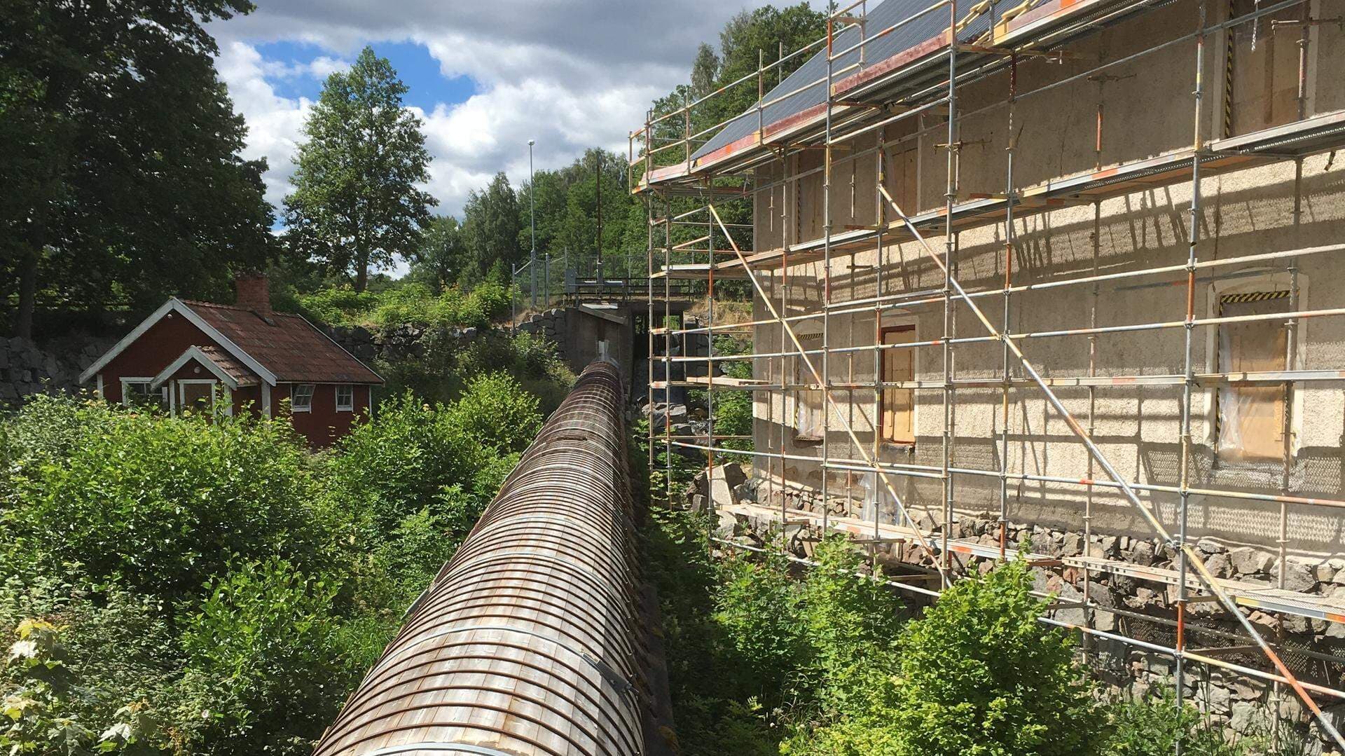 Vattenväg i Skyllberg