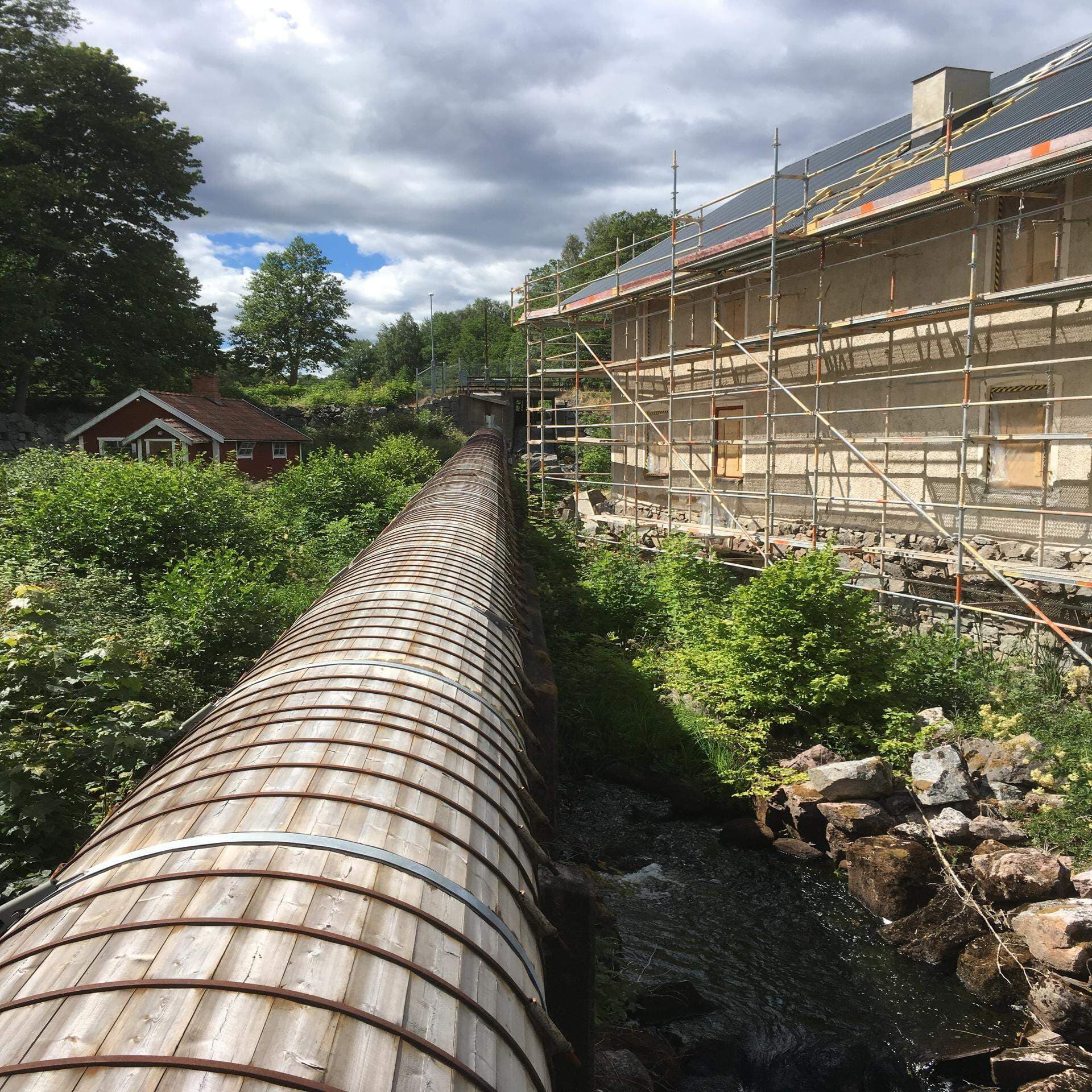 Vattenväg i Skyllberg