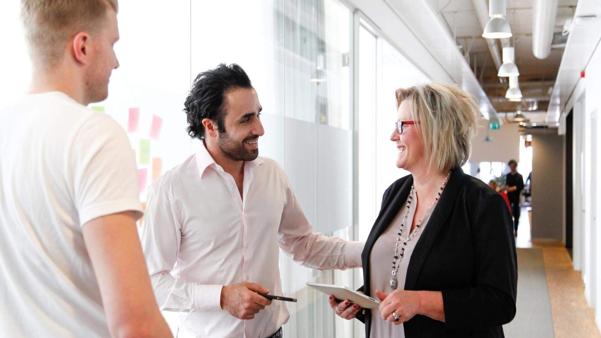 Samtal på arbetsplats