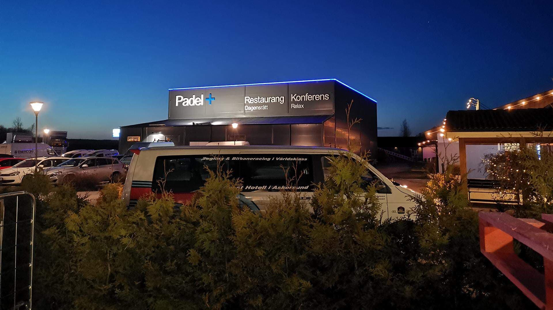 Ny padelhall på Best Western Hotell Norra Vättern i Askersund